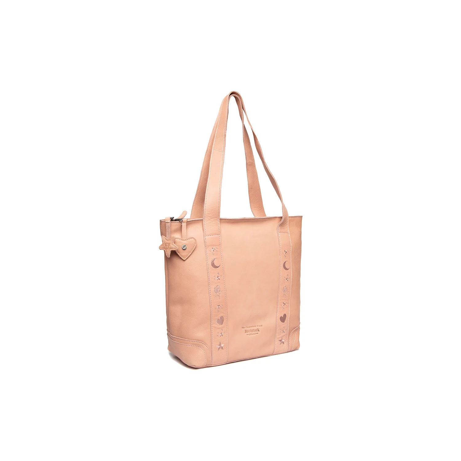 Leather Tote Bag Vintage Rose Heatherly