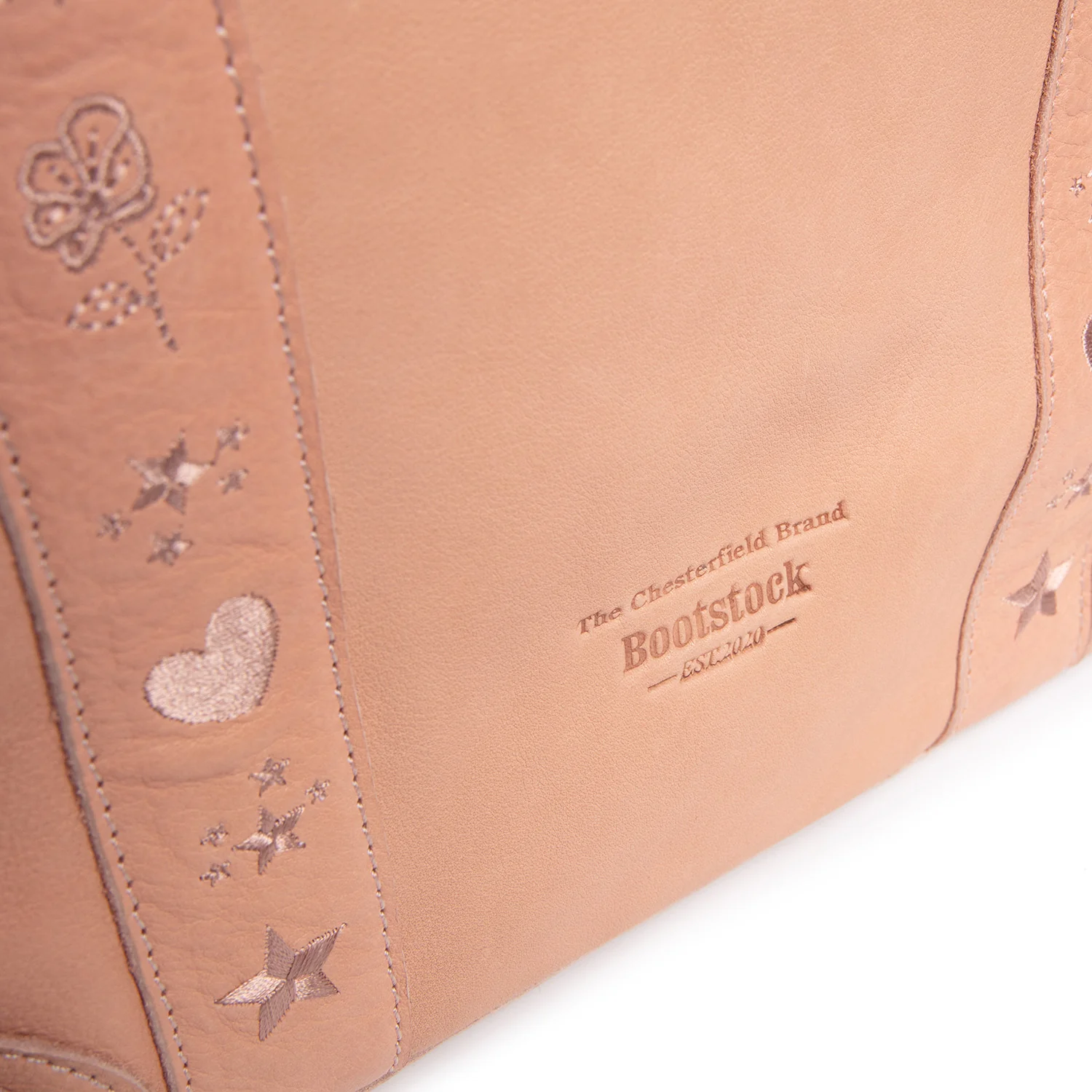 Leather Tote Bag Vintage Rose Heatherly - Image 7