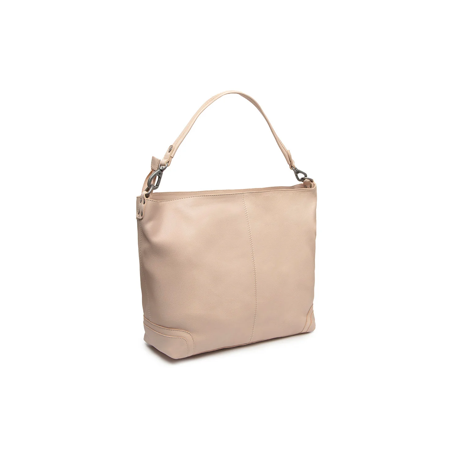 Leather Shoulder Bag Beige Astero - Image 7
