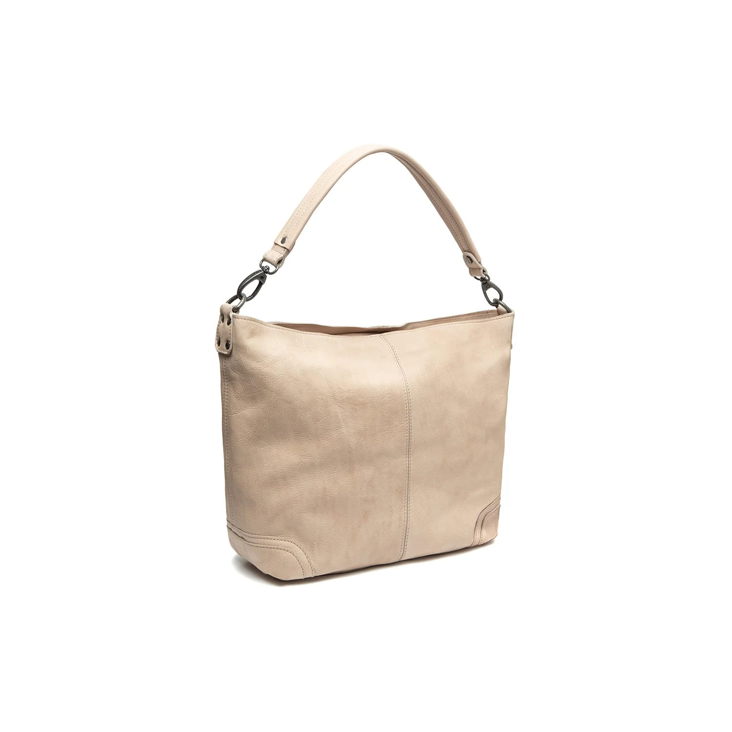Leather Shoulder Bag Beige Bolivia - Image 6
