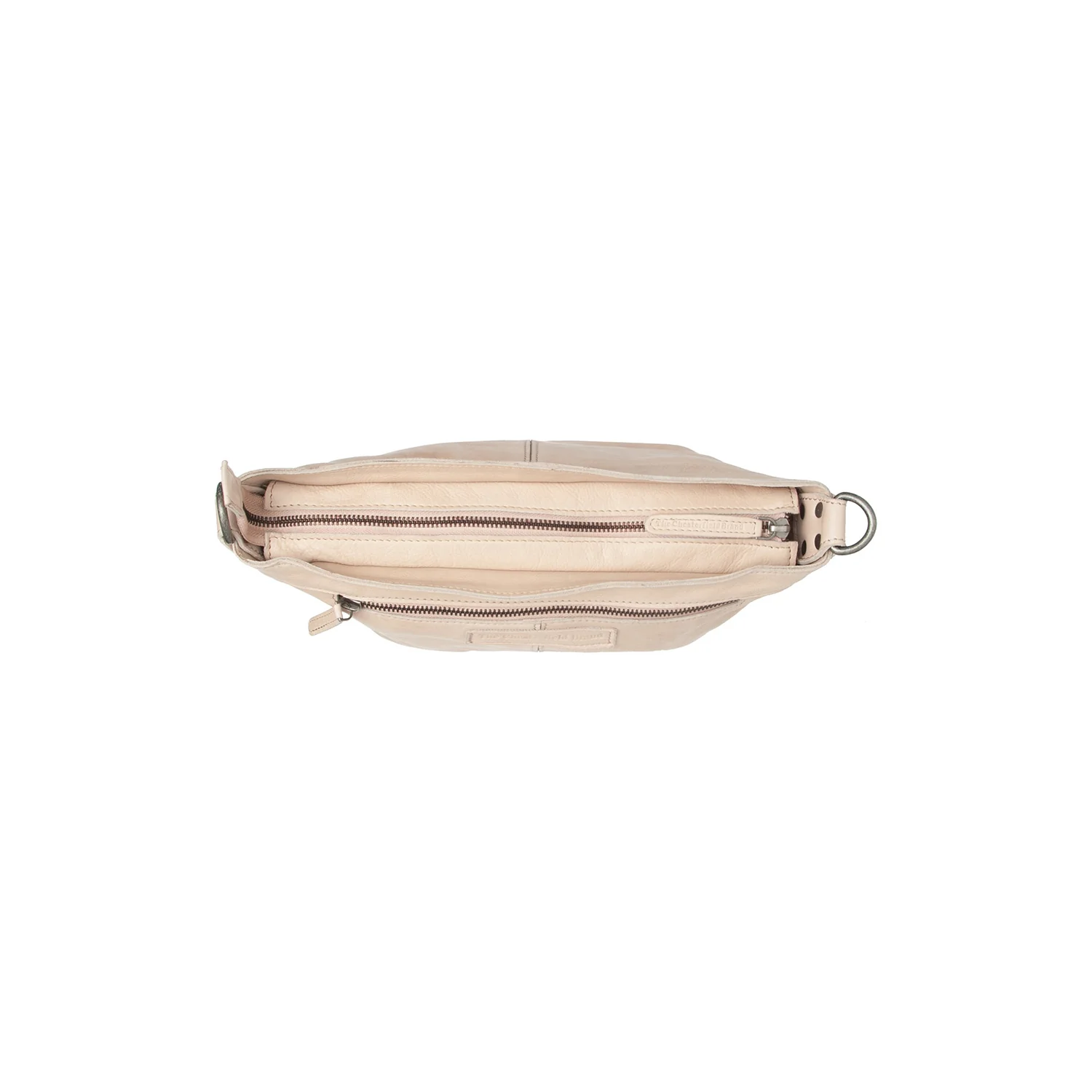 Leather Shoulder Bag Beige Lucy - Image 3