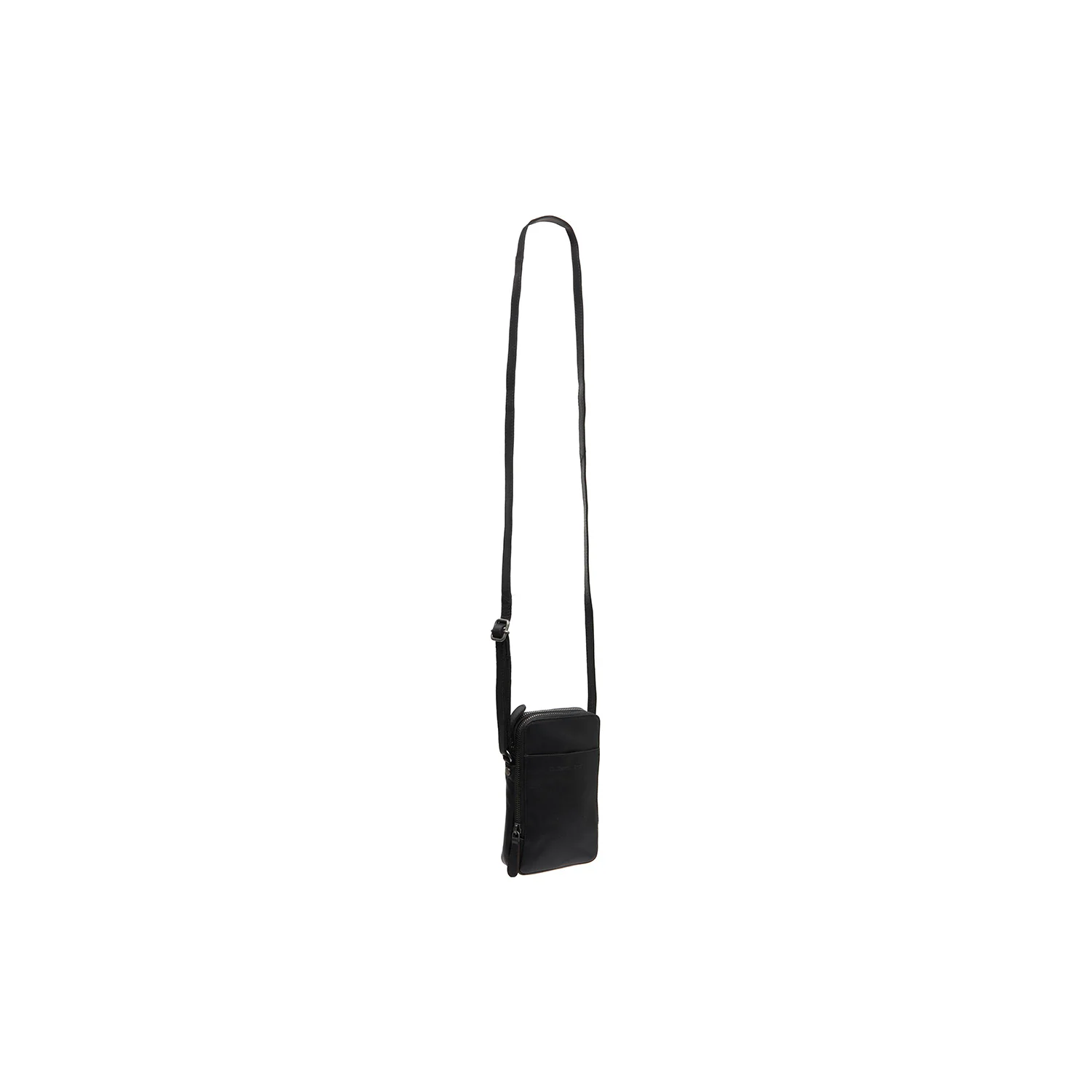 Leather Phone Bag Black Alesund - Image 2