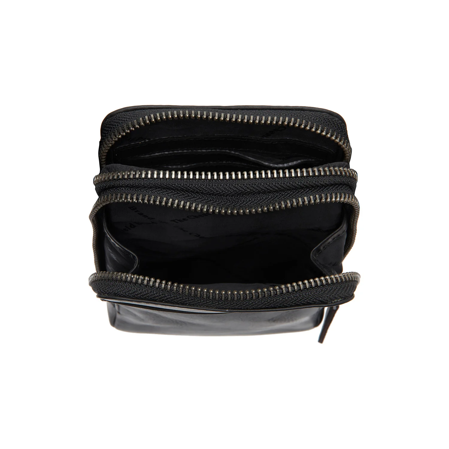 Leather Phone Bag Black Alesund - Image 6
