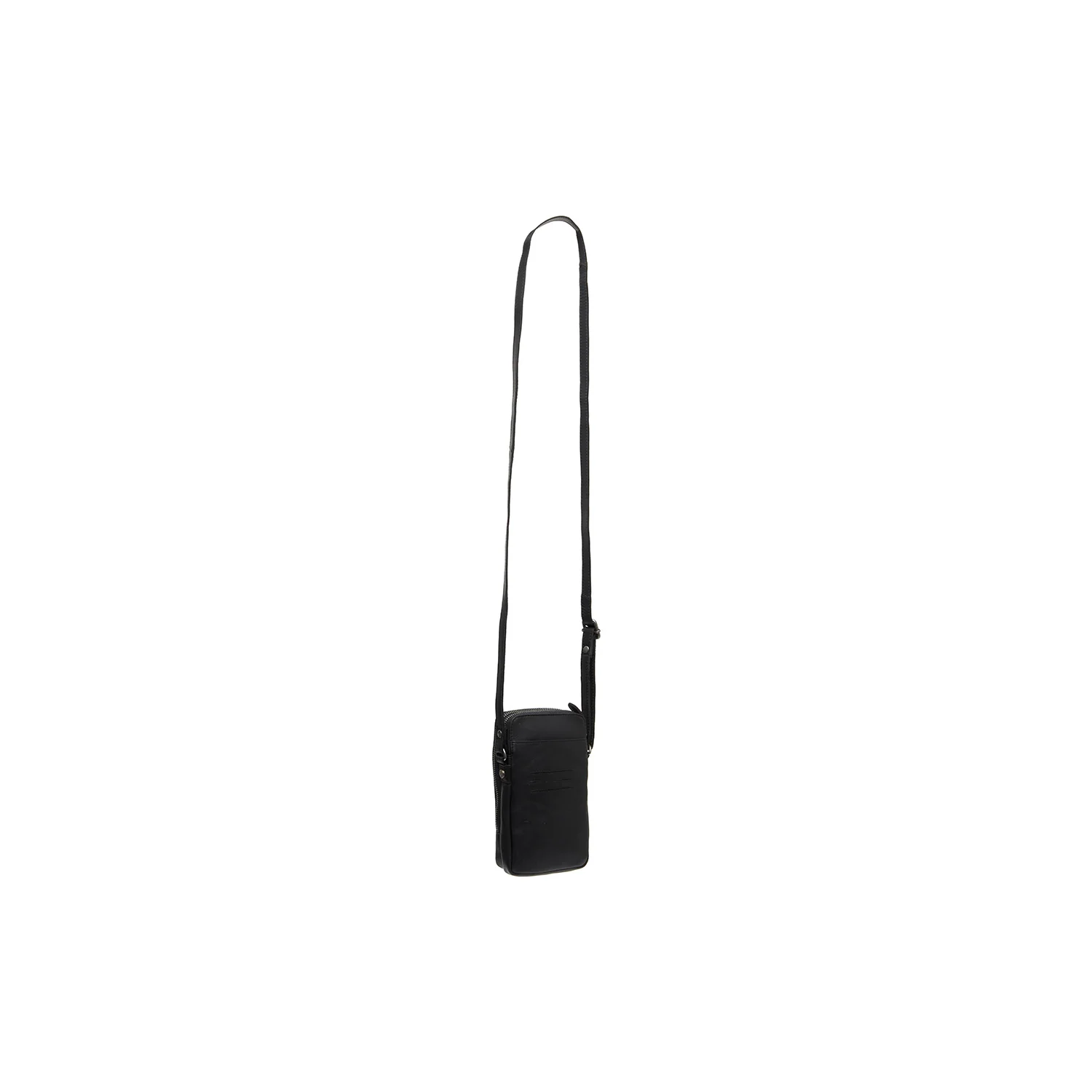 Leather Phone Bag Black Alesund - Image 8