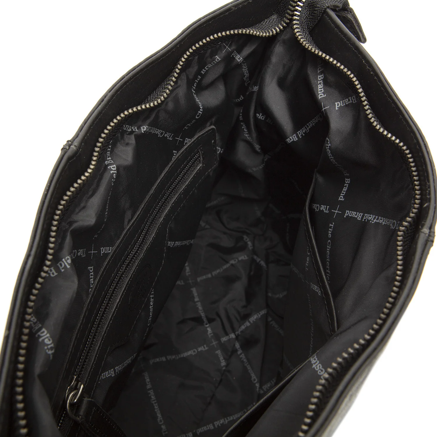 Leather Shoulder Bag Black Amelia - Image 4