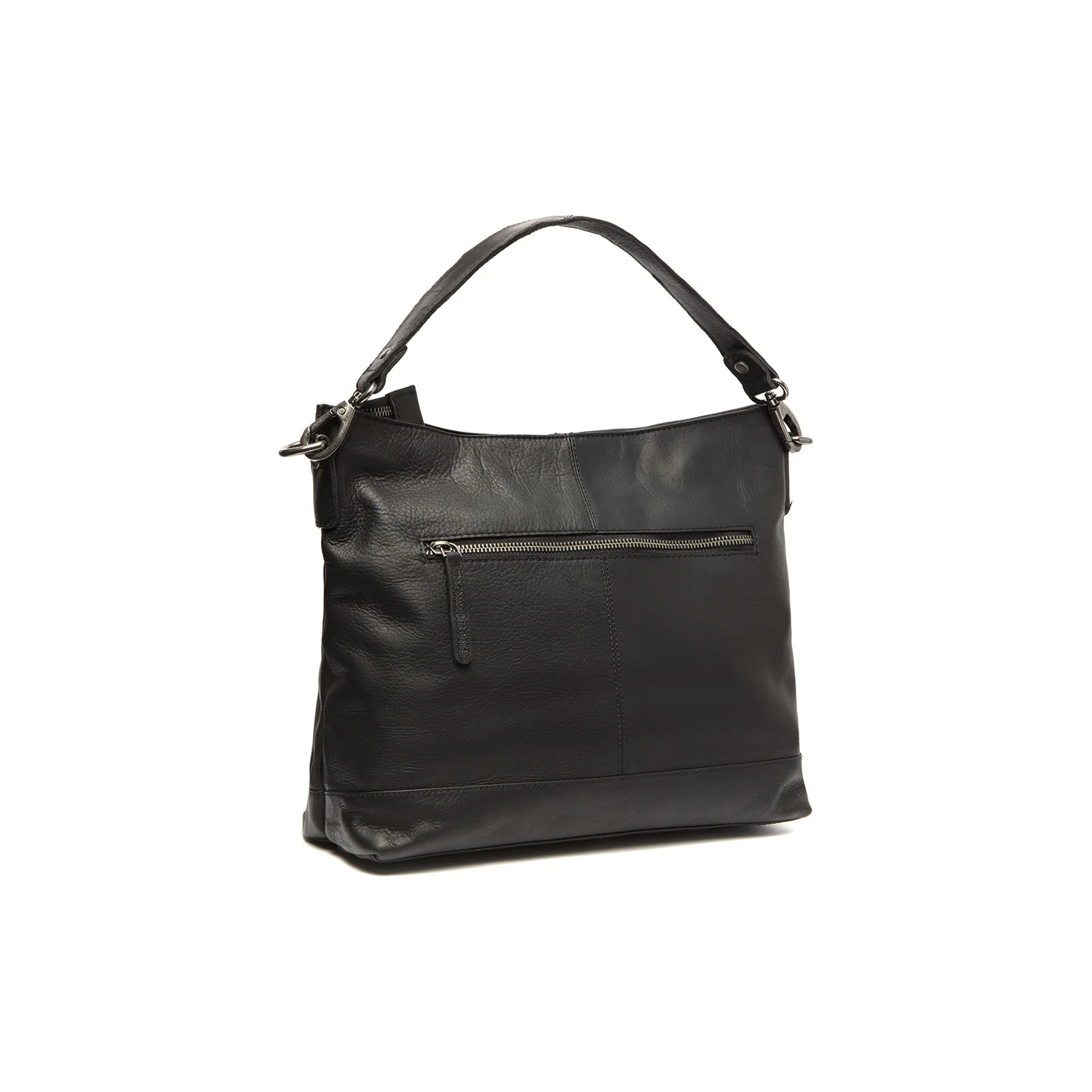 Leather Shoulder Bag Black Amelia - Image 6