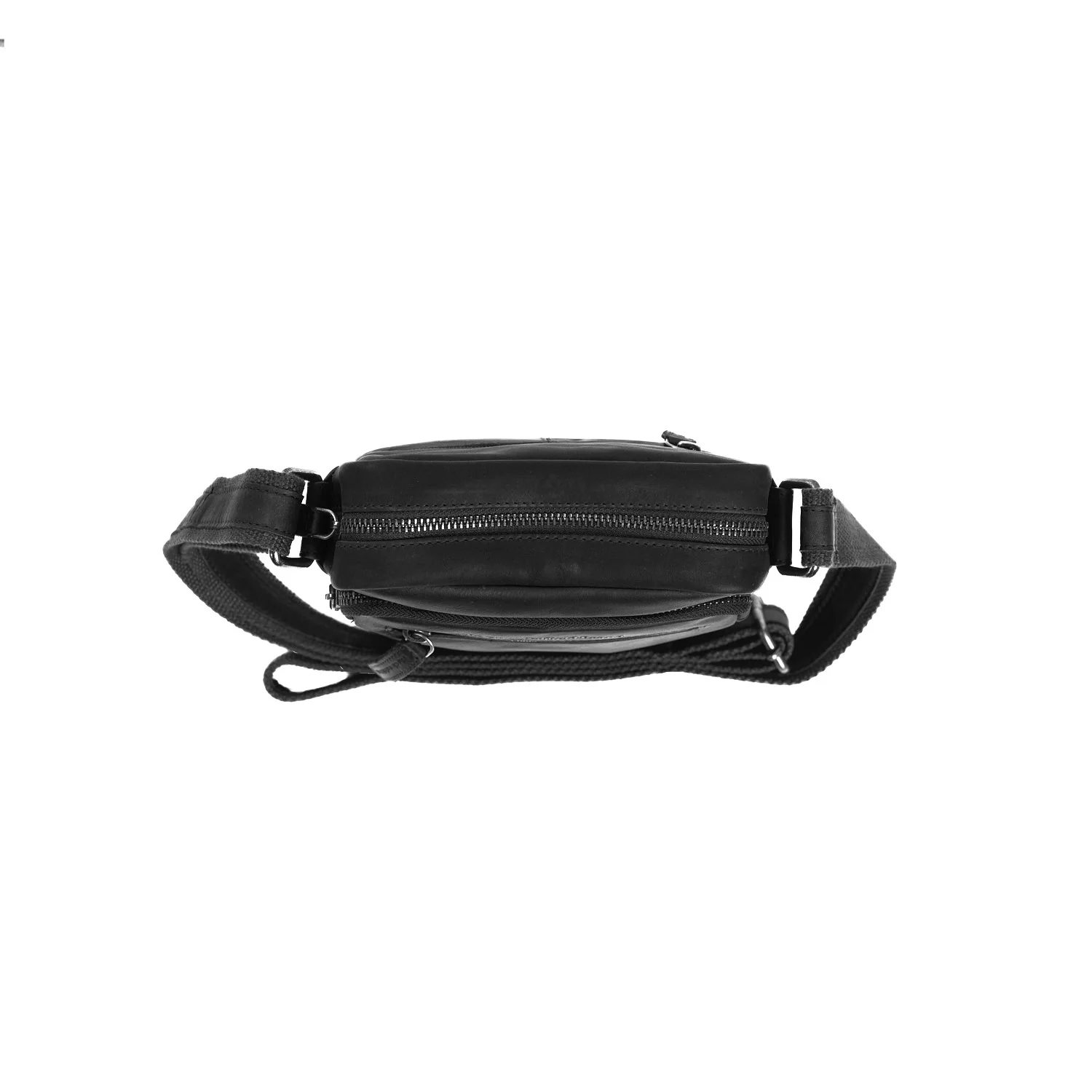 Leather Crossbody Bag Black Birmingham - Image 5