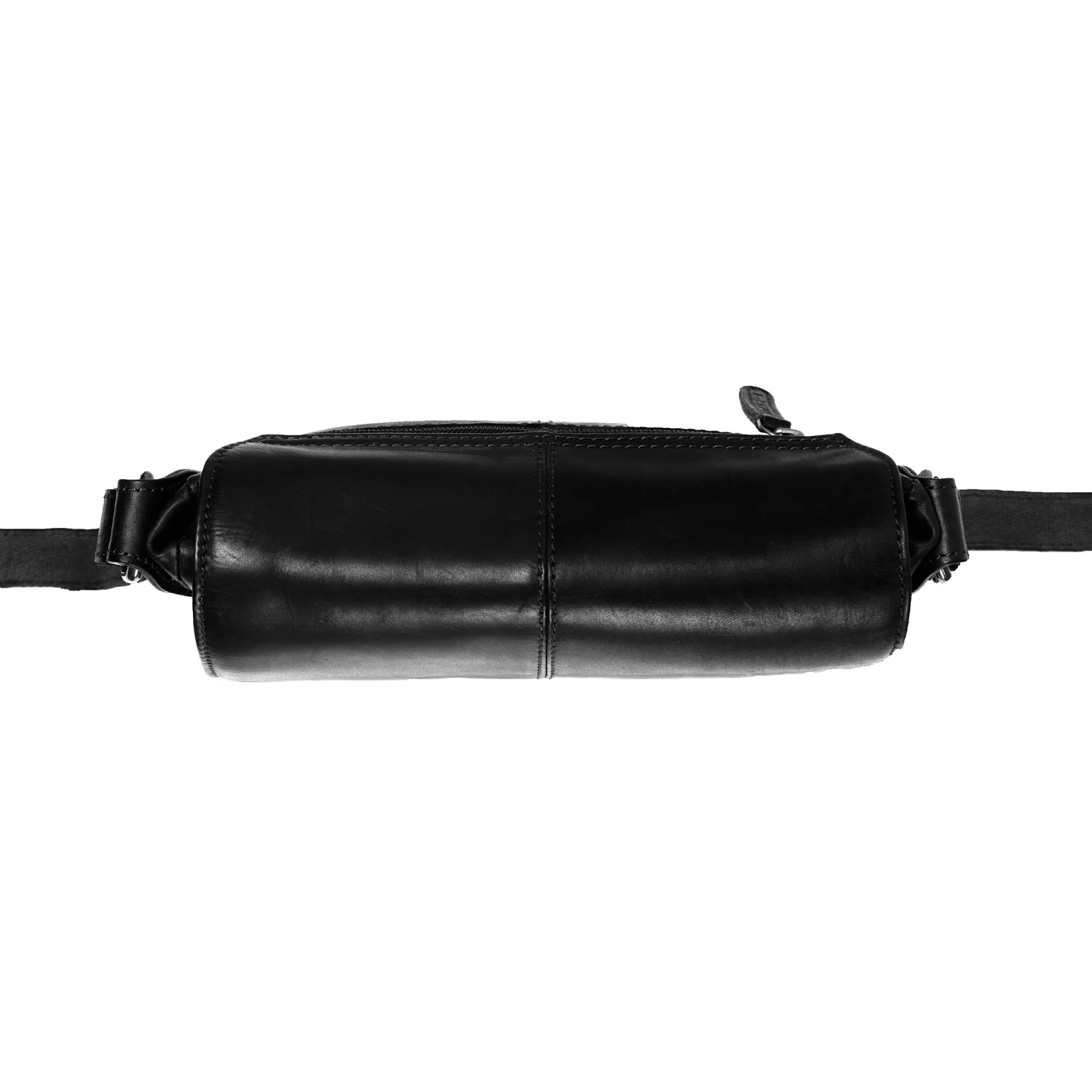 Leather Crossbody Bag Black Bodin - Image 6