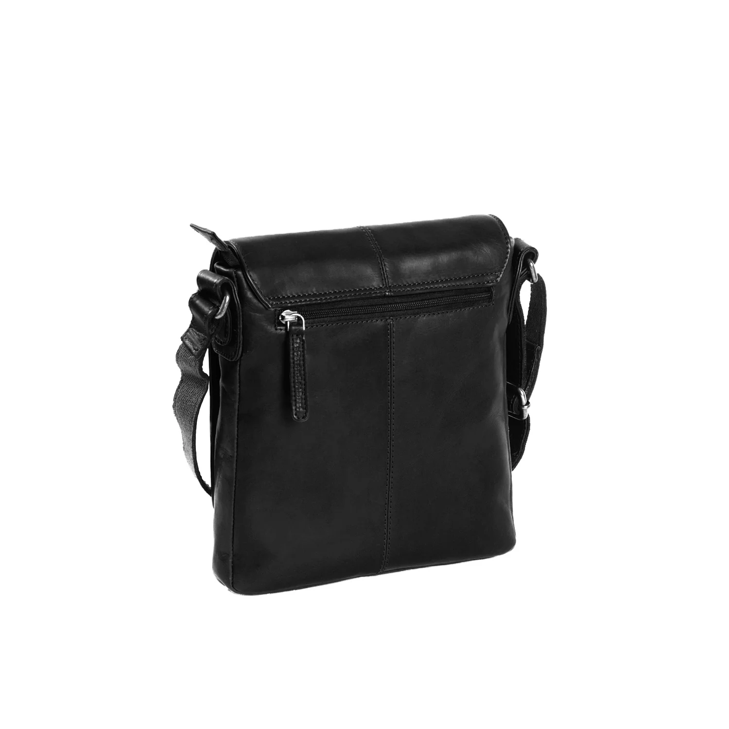 Leather Crossbody Bag Black Bodin - Image 7