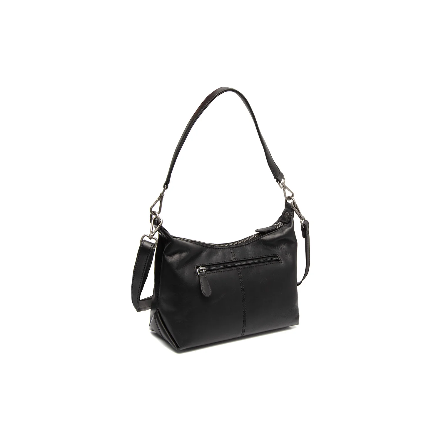Leather Shoulder Bag Black Christie - Image 7
