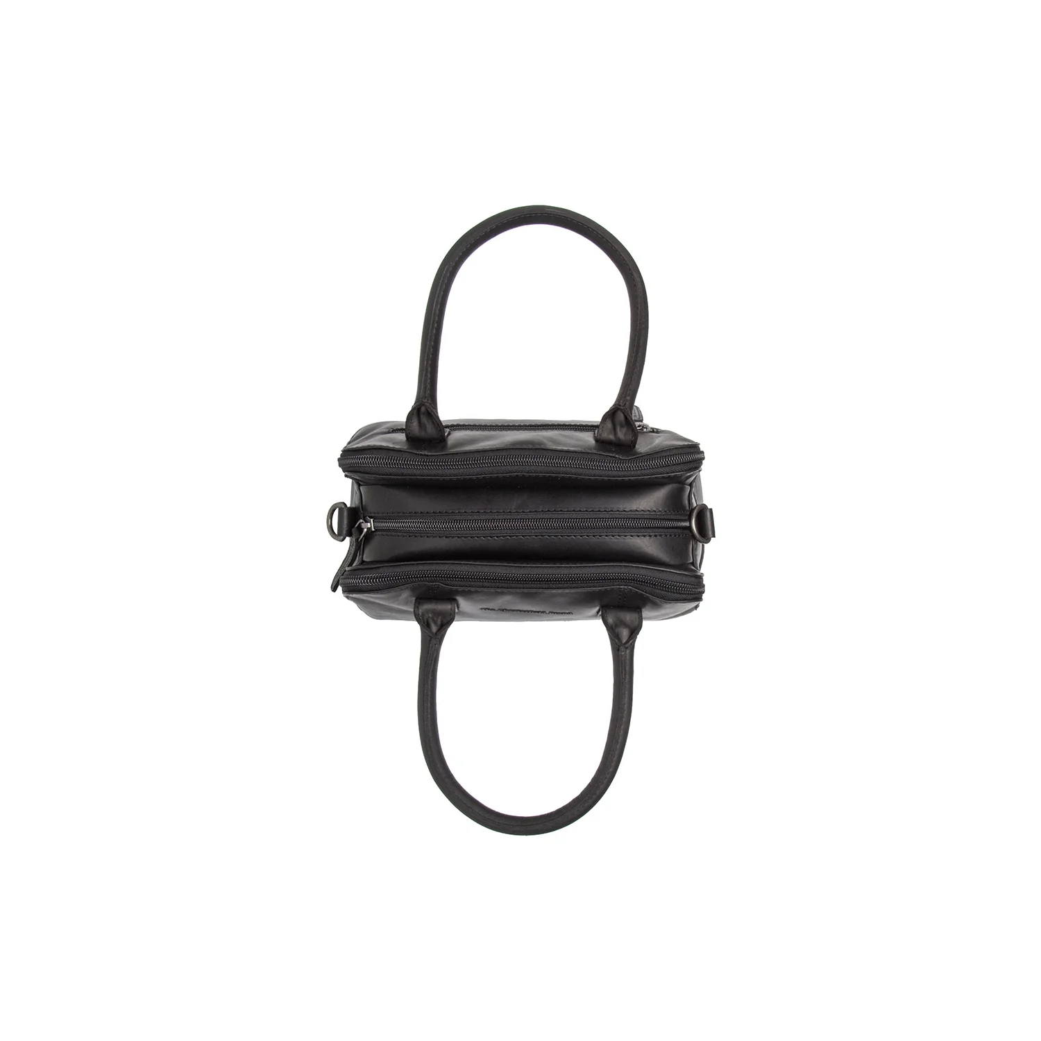 Leather Handbag Black Ezra - Image 3