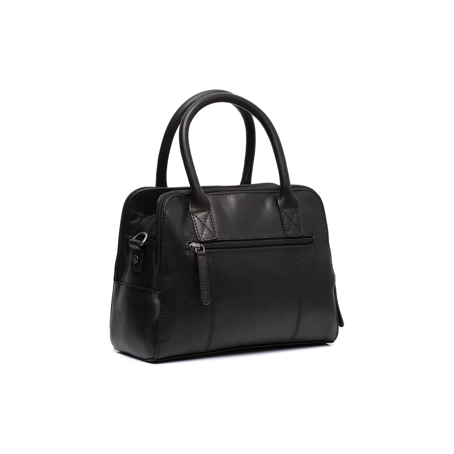 Leather Handbag Black Ezra - Image 6