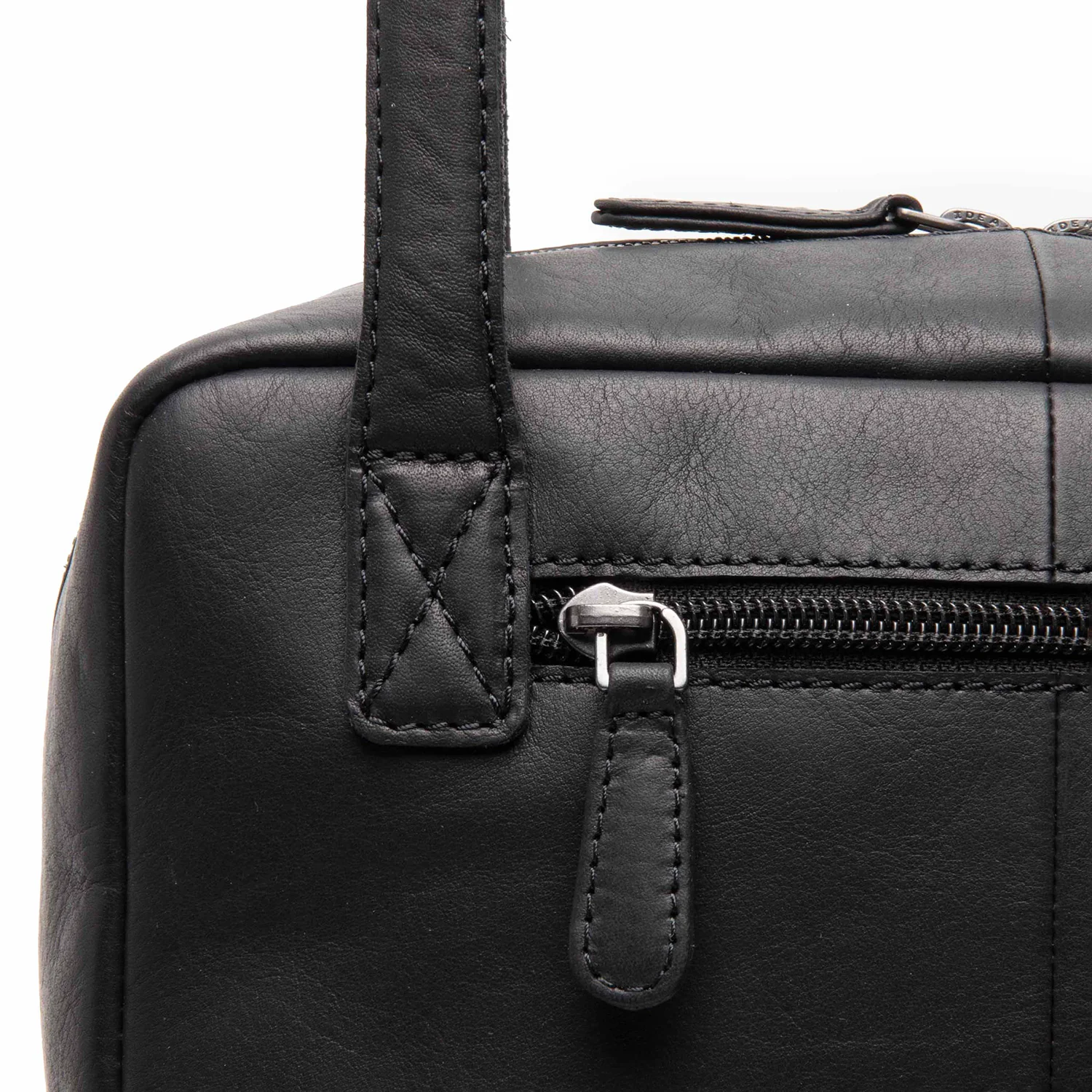 Leather Shoulder Bag Black Fenno - Image 3