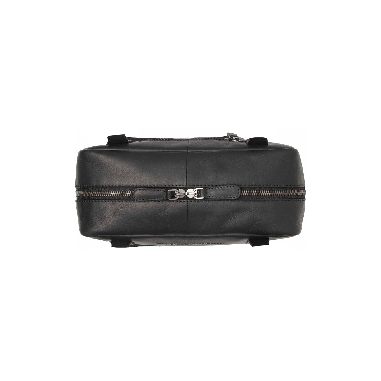 Leather Shoulder Bag Black Fenno - Image 4