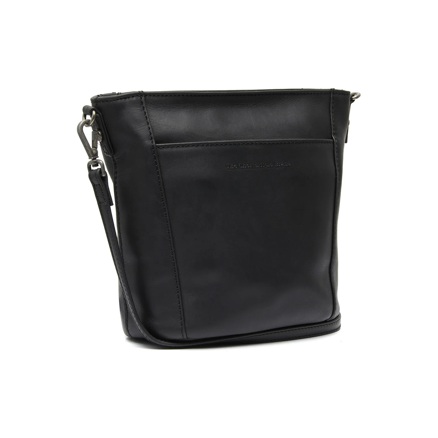 Leather Crossbody Bag Black Fintona