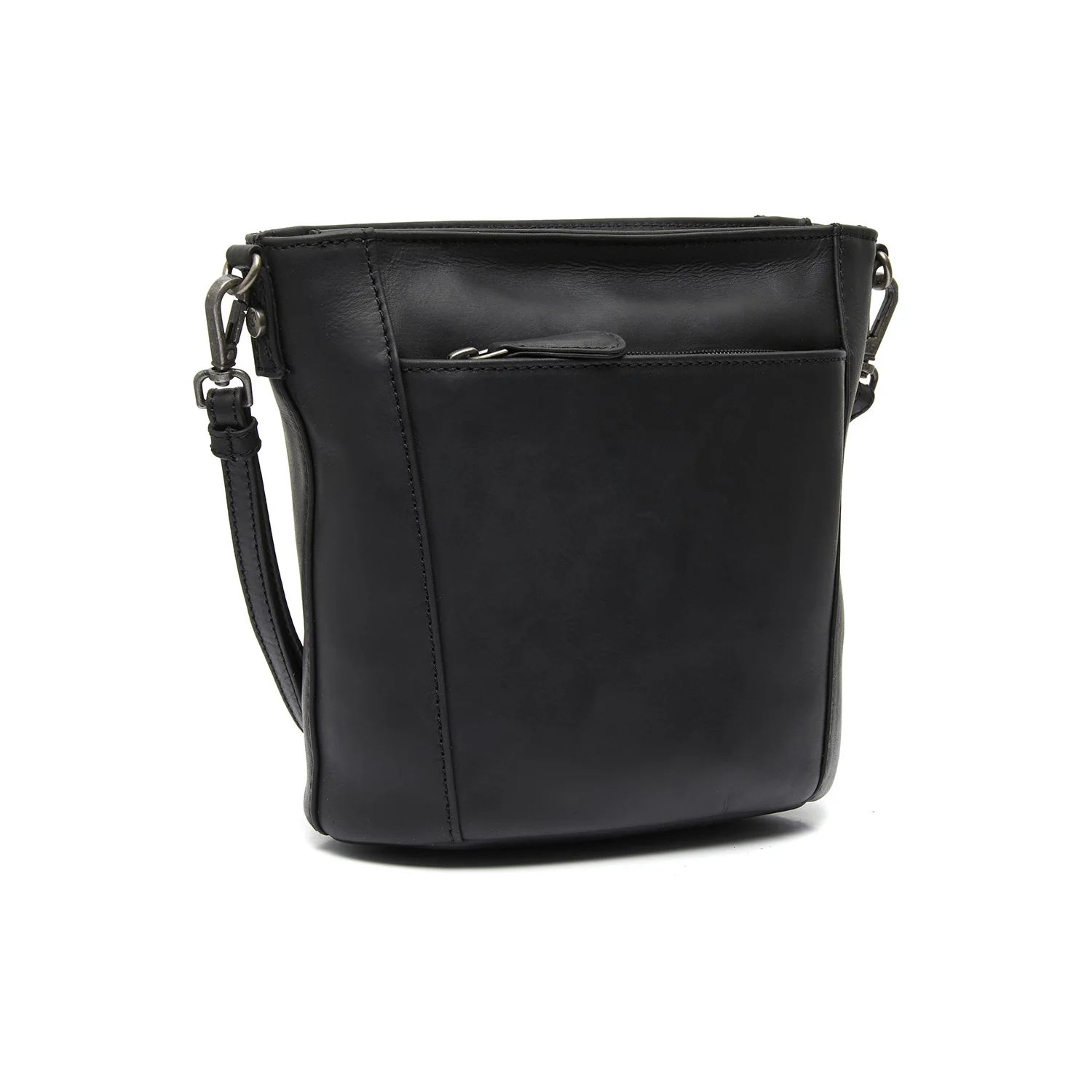 Leather Crossbody Bag Black Fintona - Image 6