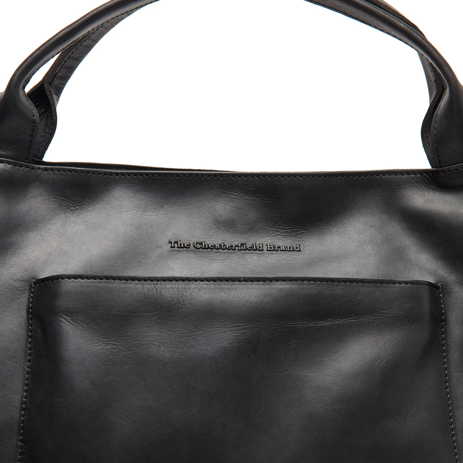 Leather Handbag Black Fioline - Image 2