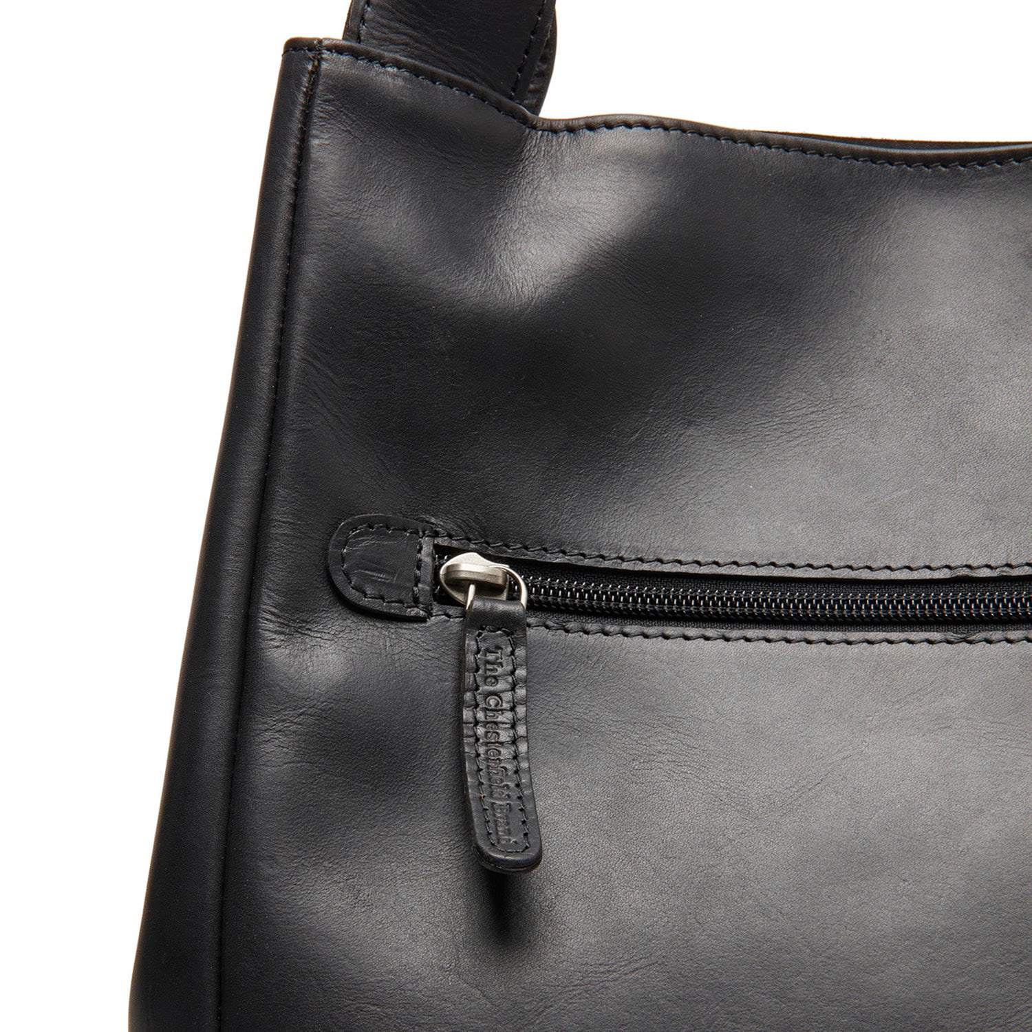Leather Handbag Black Fioline - Image 3