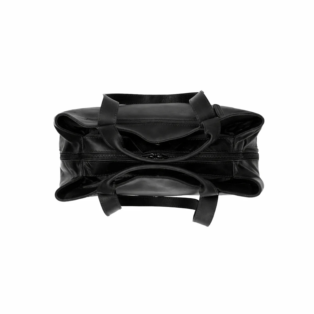 Leather Shoulder Bag Black Gail - Image 6