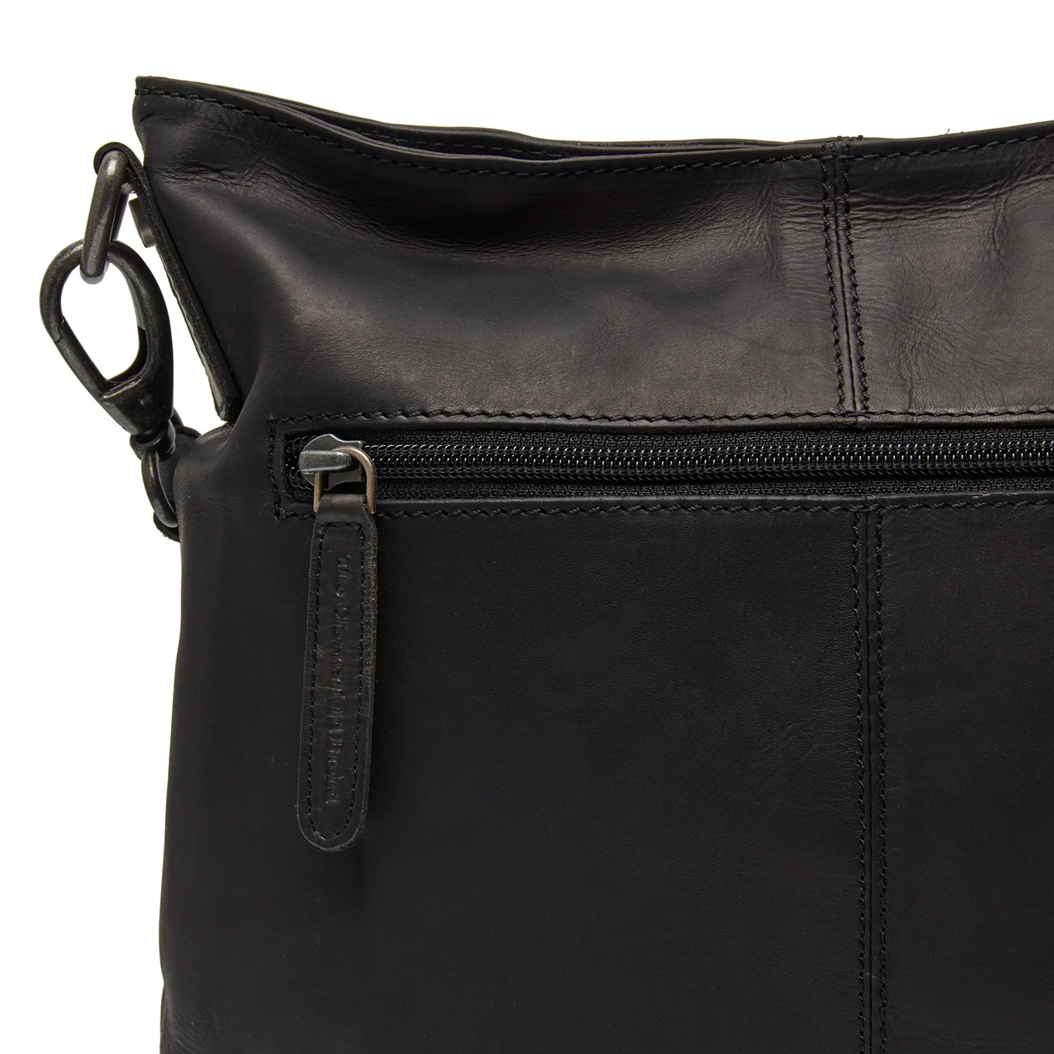 Leather Shoulder Bag Black Jen - Image 4