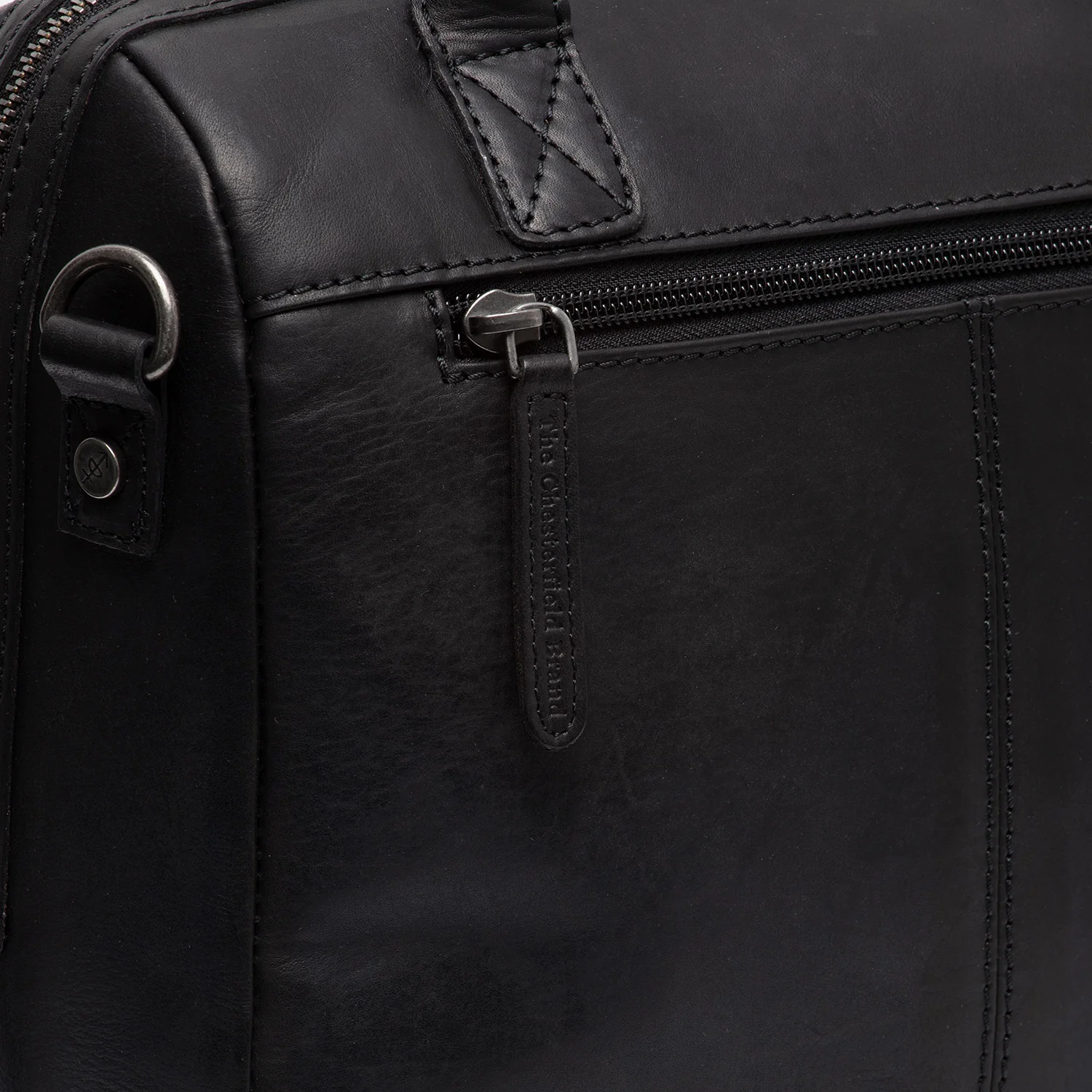 Leather Handbag Black Langton - Image 7