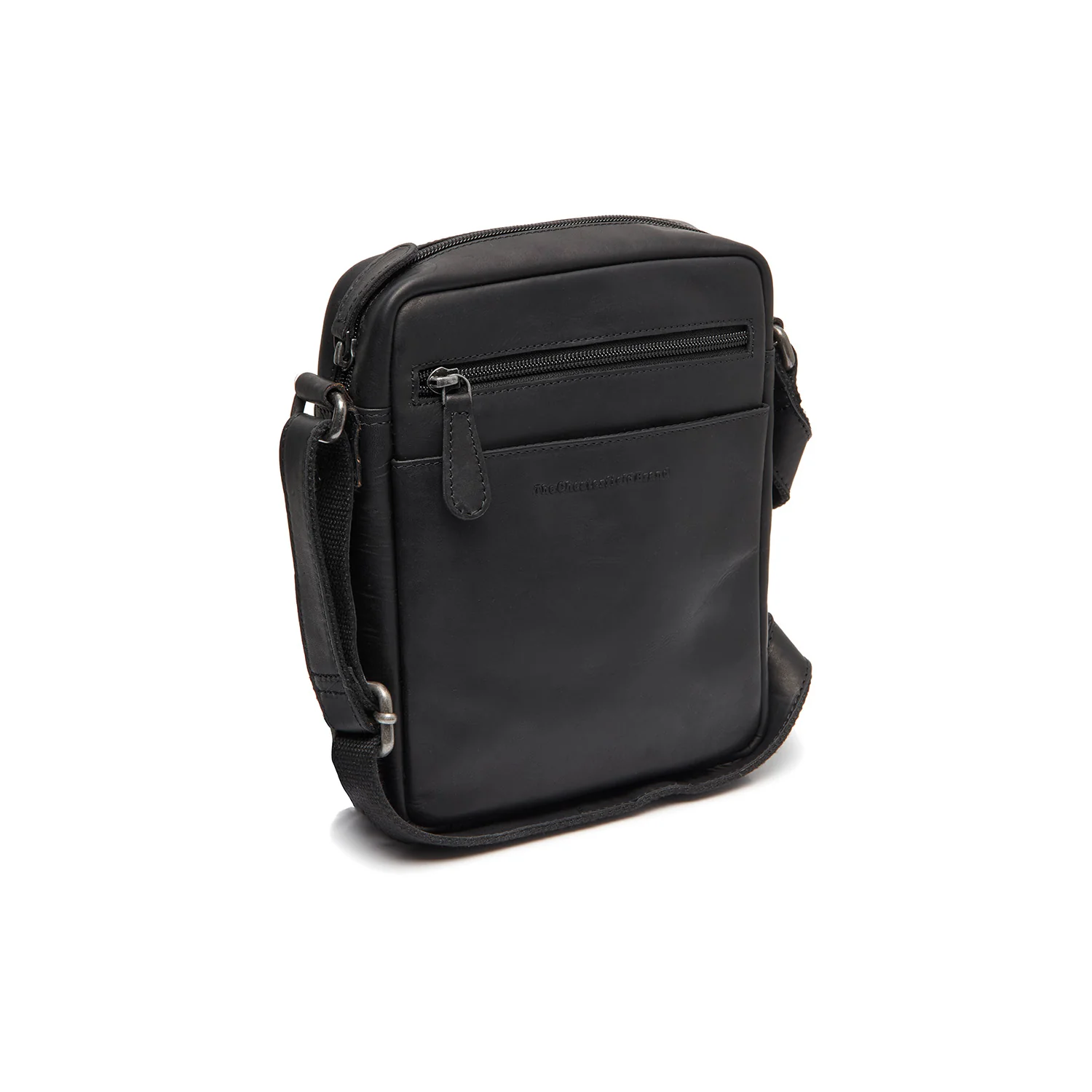 Leather Crossbody Bag Black Laveno