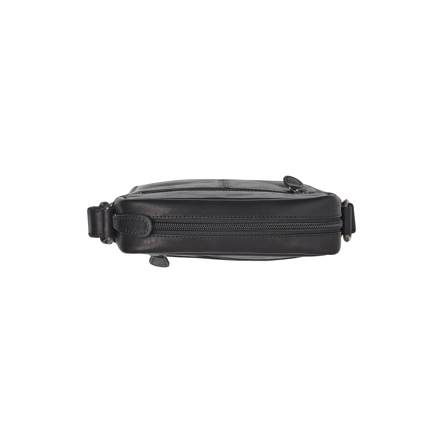 Leather Crossbody Bag Black Laveno - Image 4