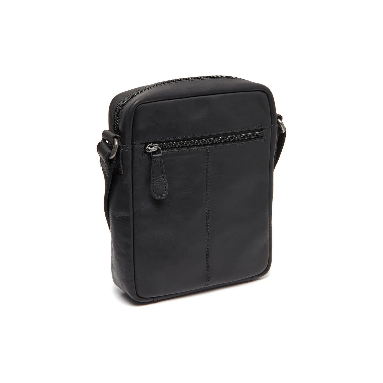 Leather Crossbody Bag Black Laveno - Image 7
