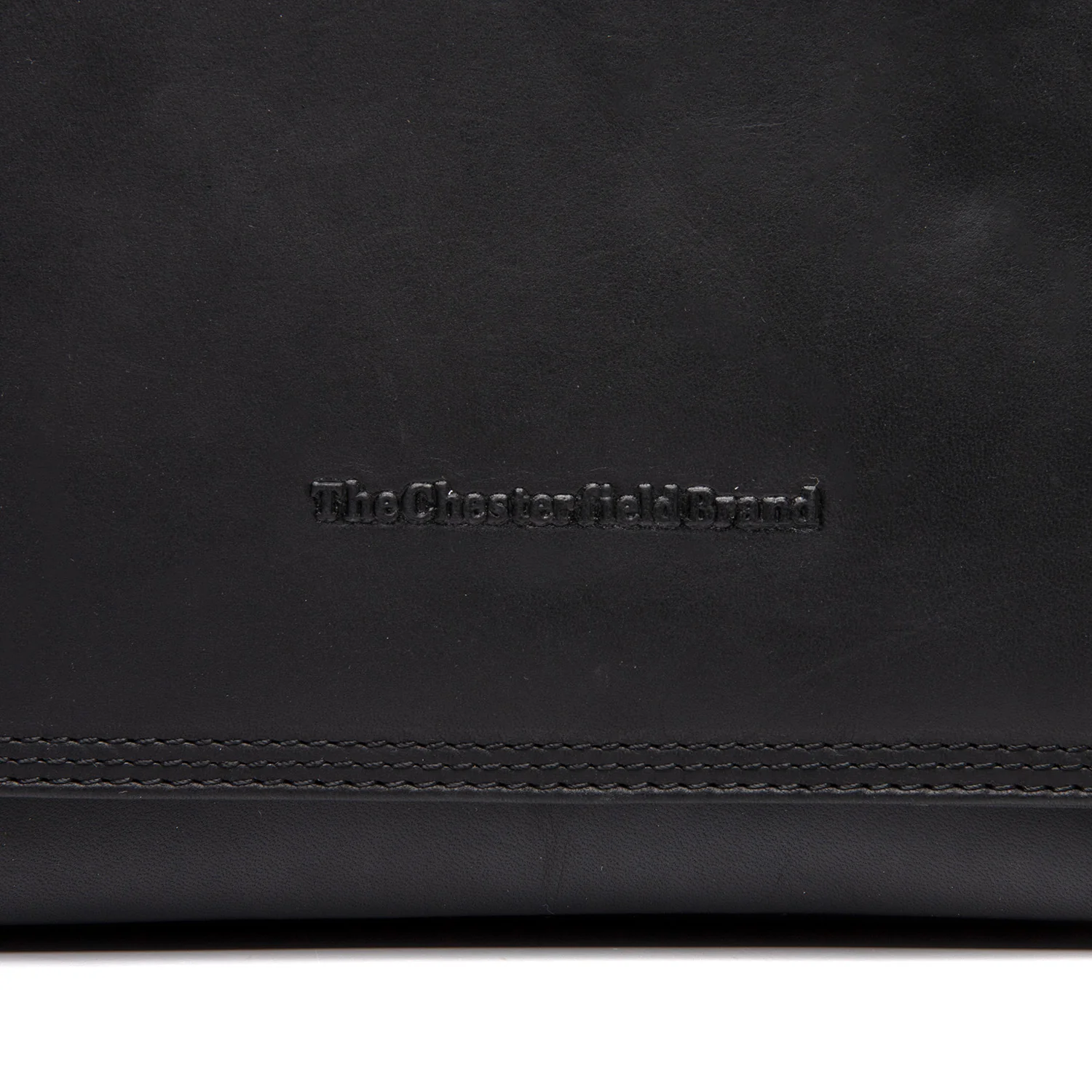Leather Crossbody Bag Black Laverton - Image 2