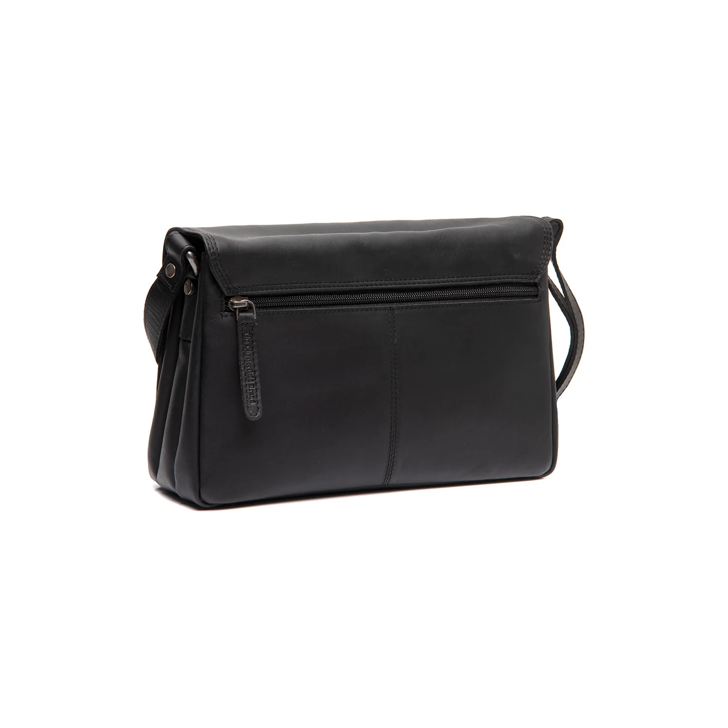 Leather Crossbody Bag Black Laverton - Image 6
