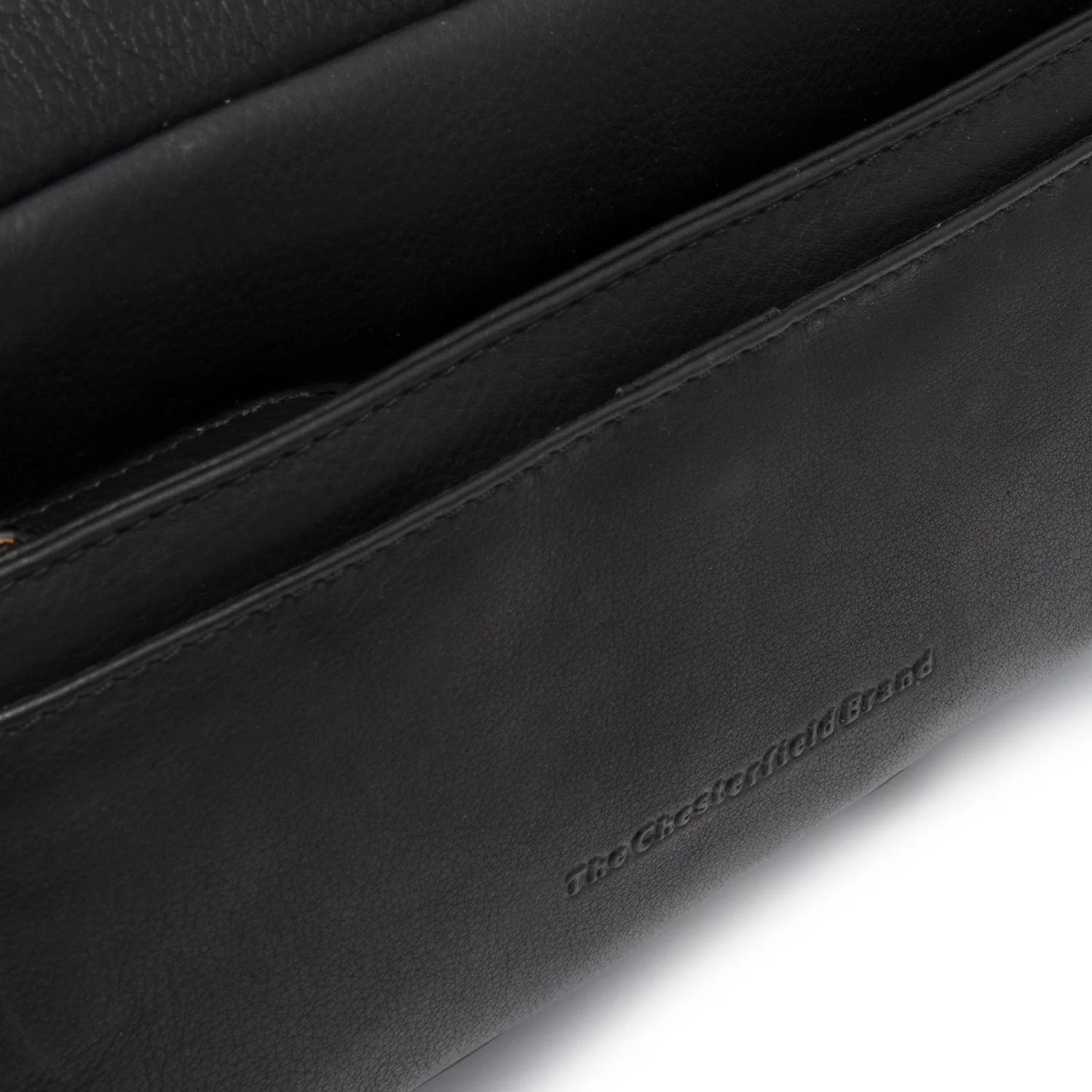 Leather Shoulder Bag Black Liora - Image 4