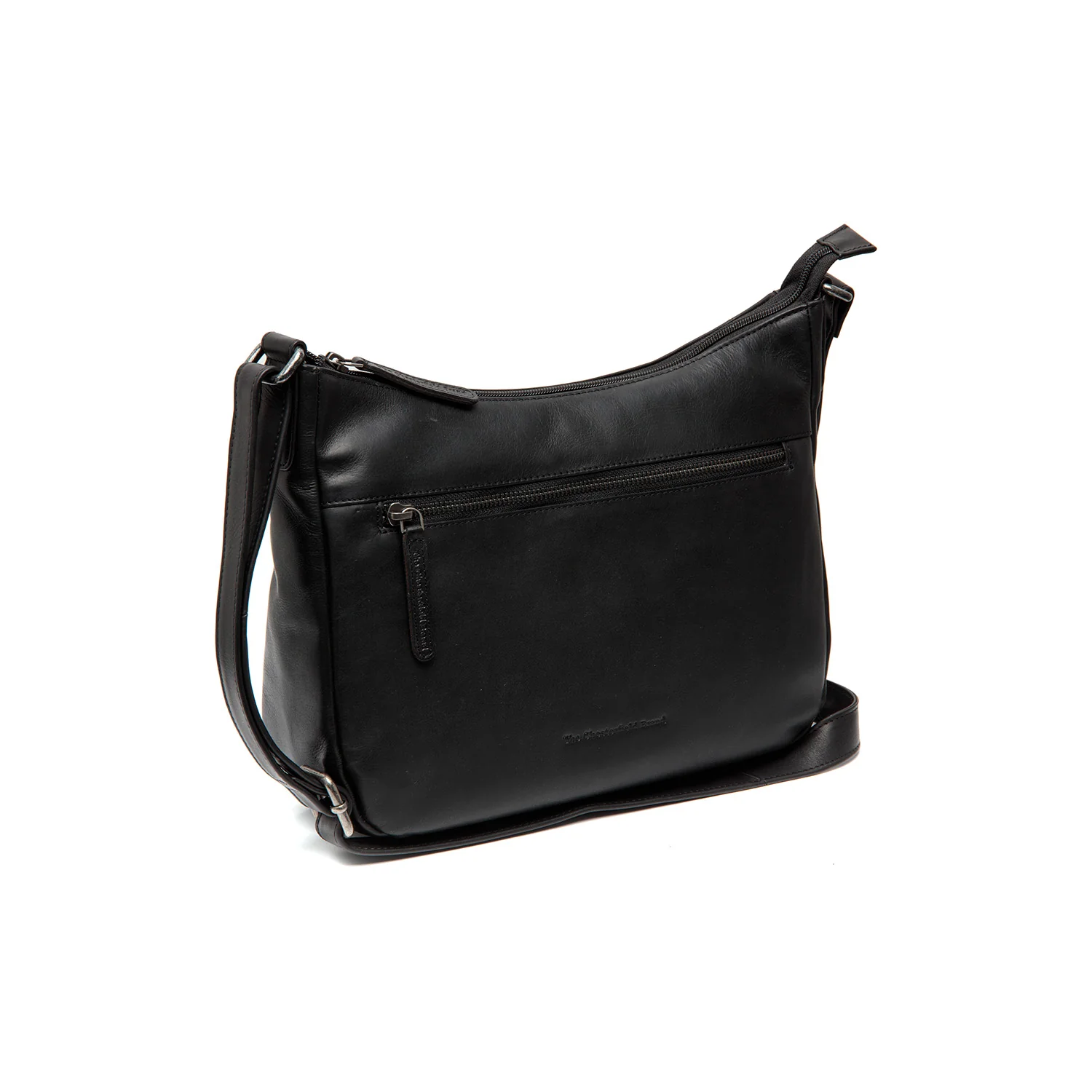 Leather Crossbody Bag Black Loraine