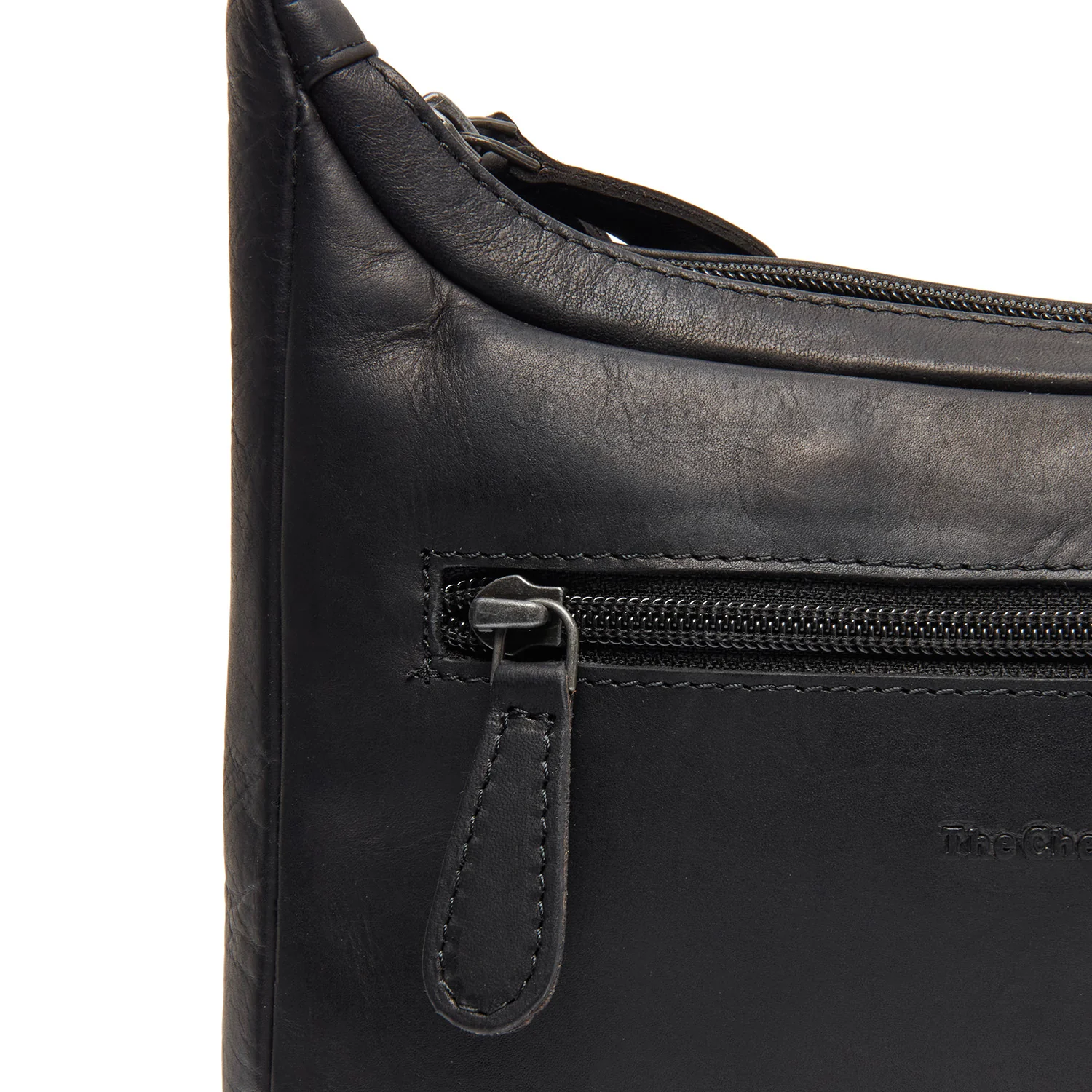 Leather Shoulder Bag Black Mirave - Image 5