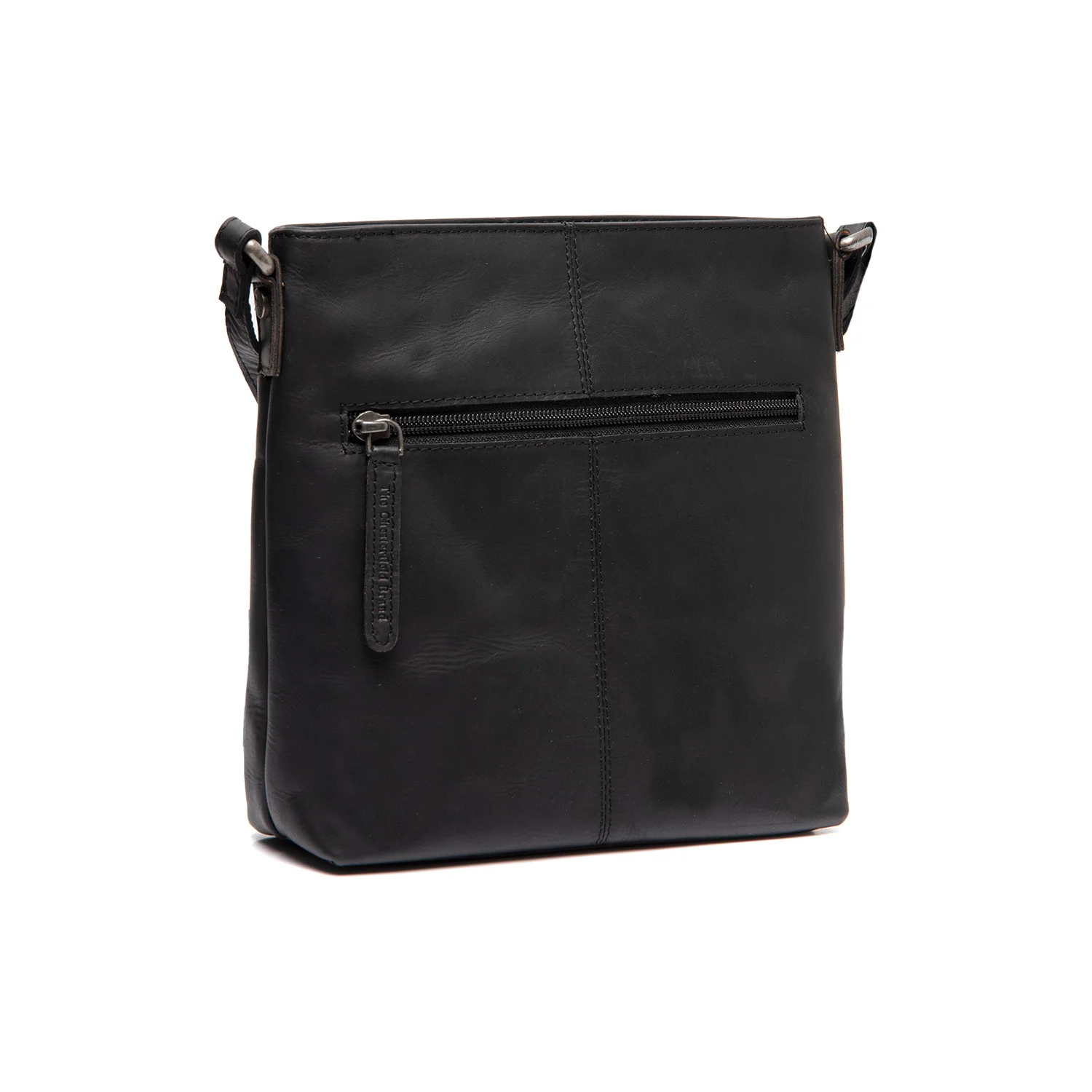 Leather Crossbody Bag Black Navene - Image 6