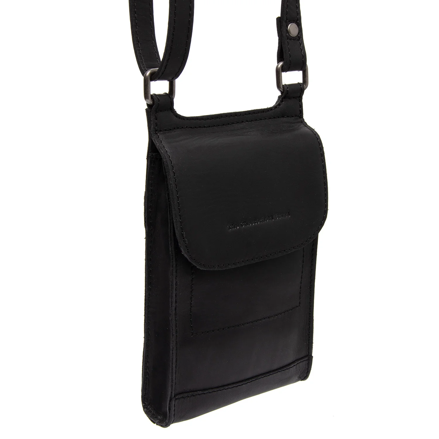 Leather Phone Bag Black Nebra