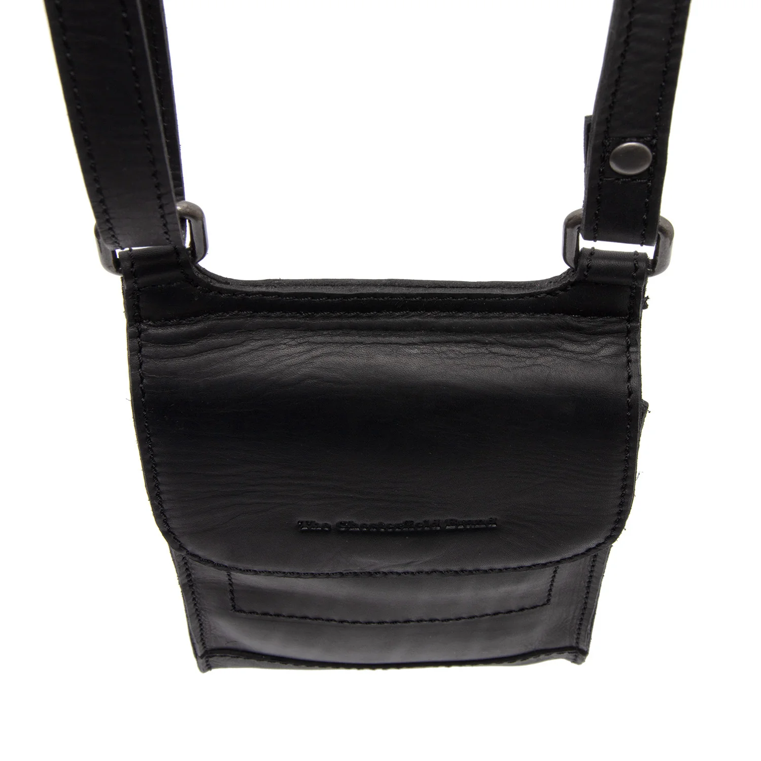 Leather Phone Bag Black Nebra - Image 5