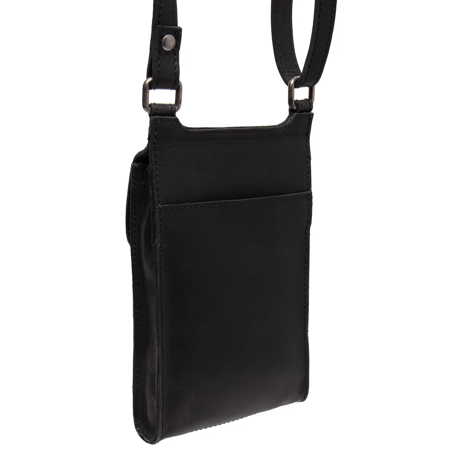 Leather Phone Bag Black Nebra - Image 7