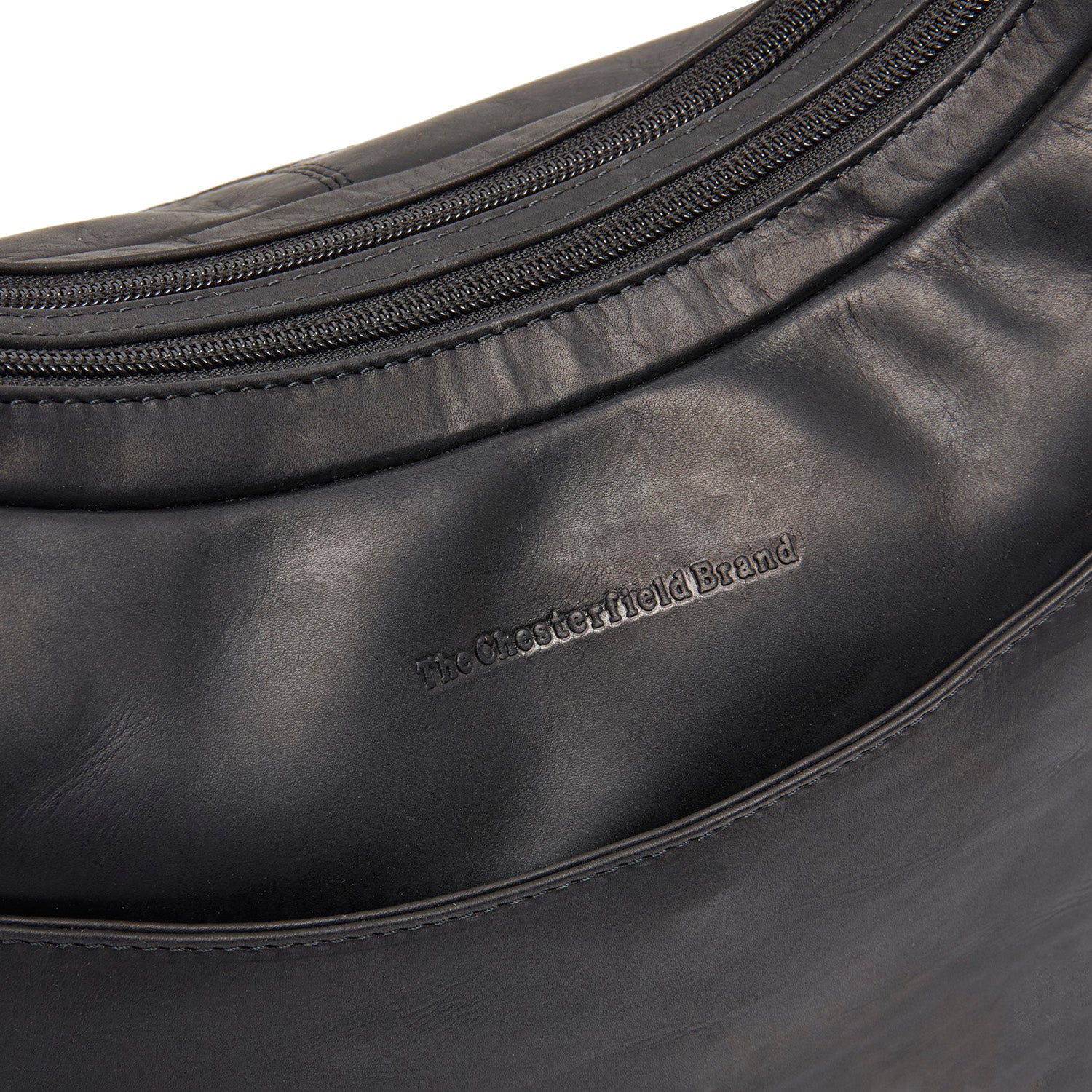 Leather Shoulder Bag Black Olvia - Image 2