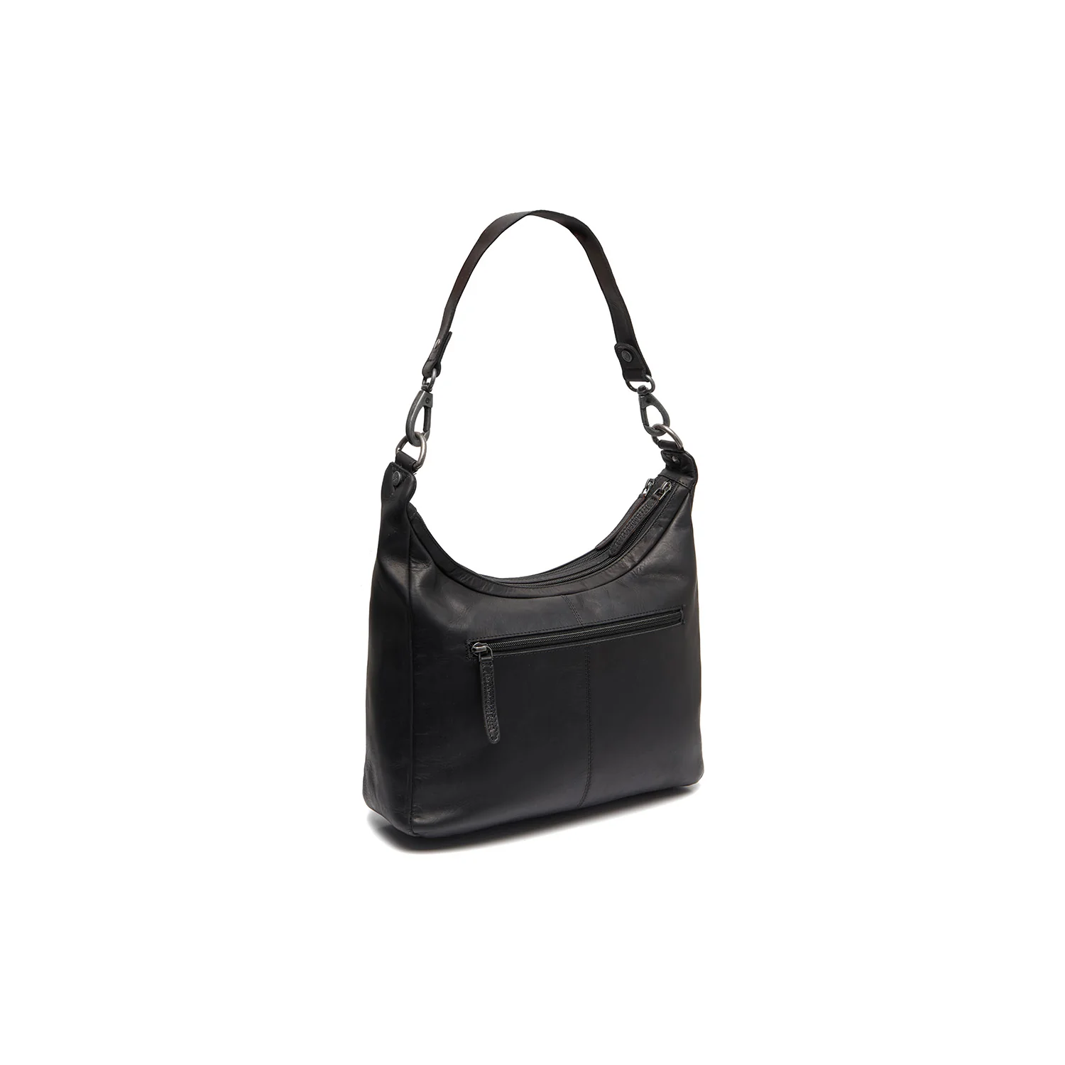 Leather Shoulder Bag Black Olvia - Image 6