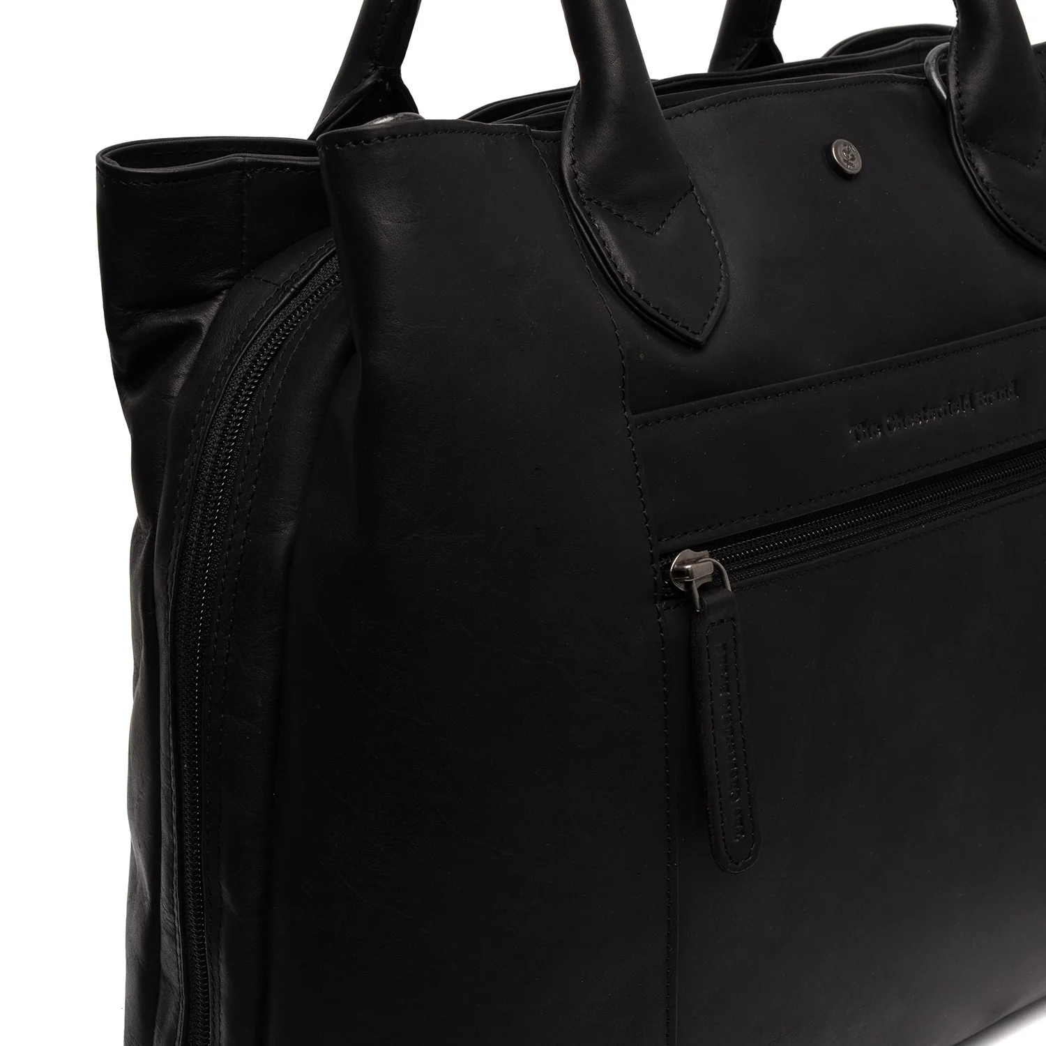 Leather Handbag Black Passau - Image 6