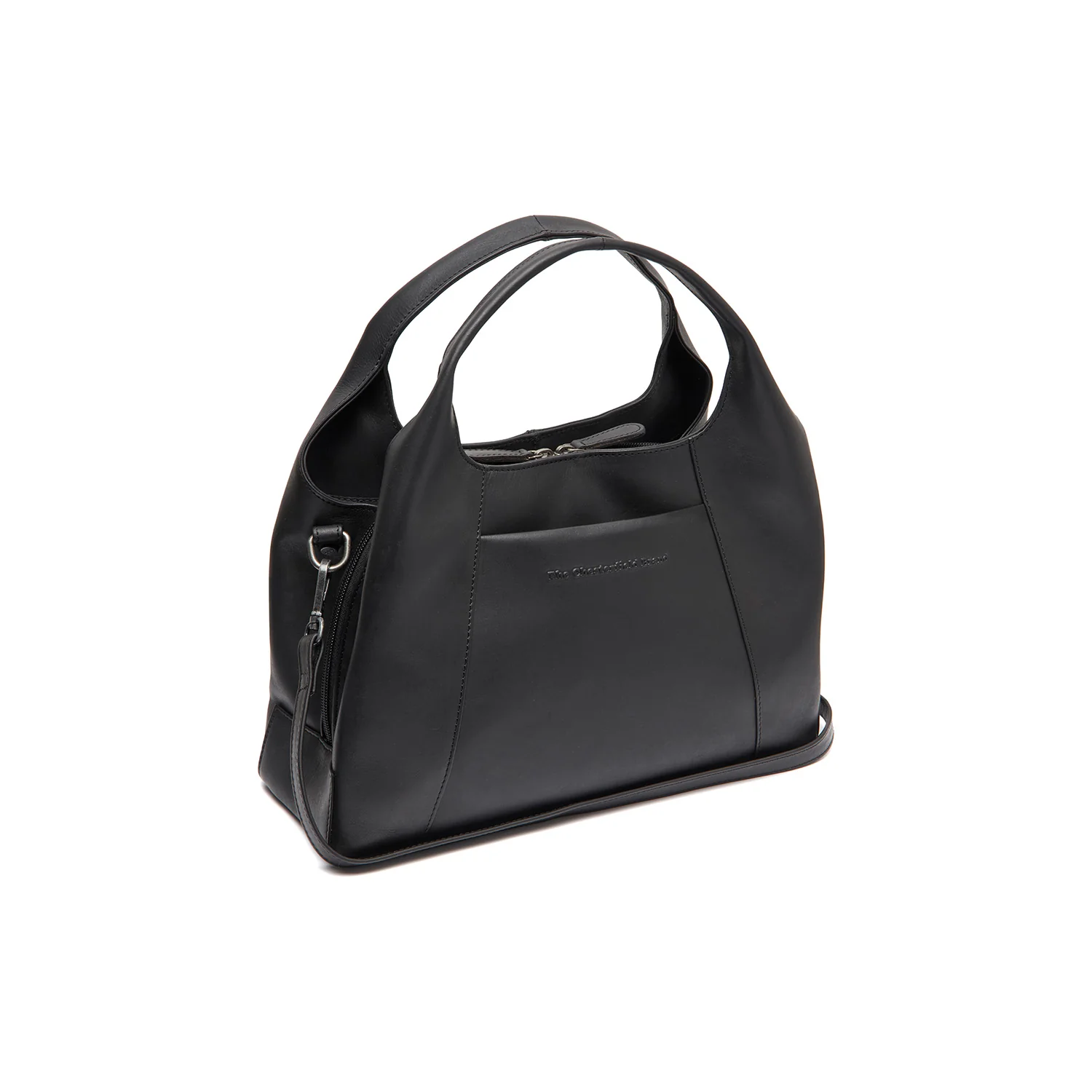 Leather Handbag Black Salina