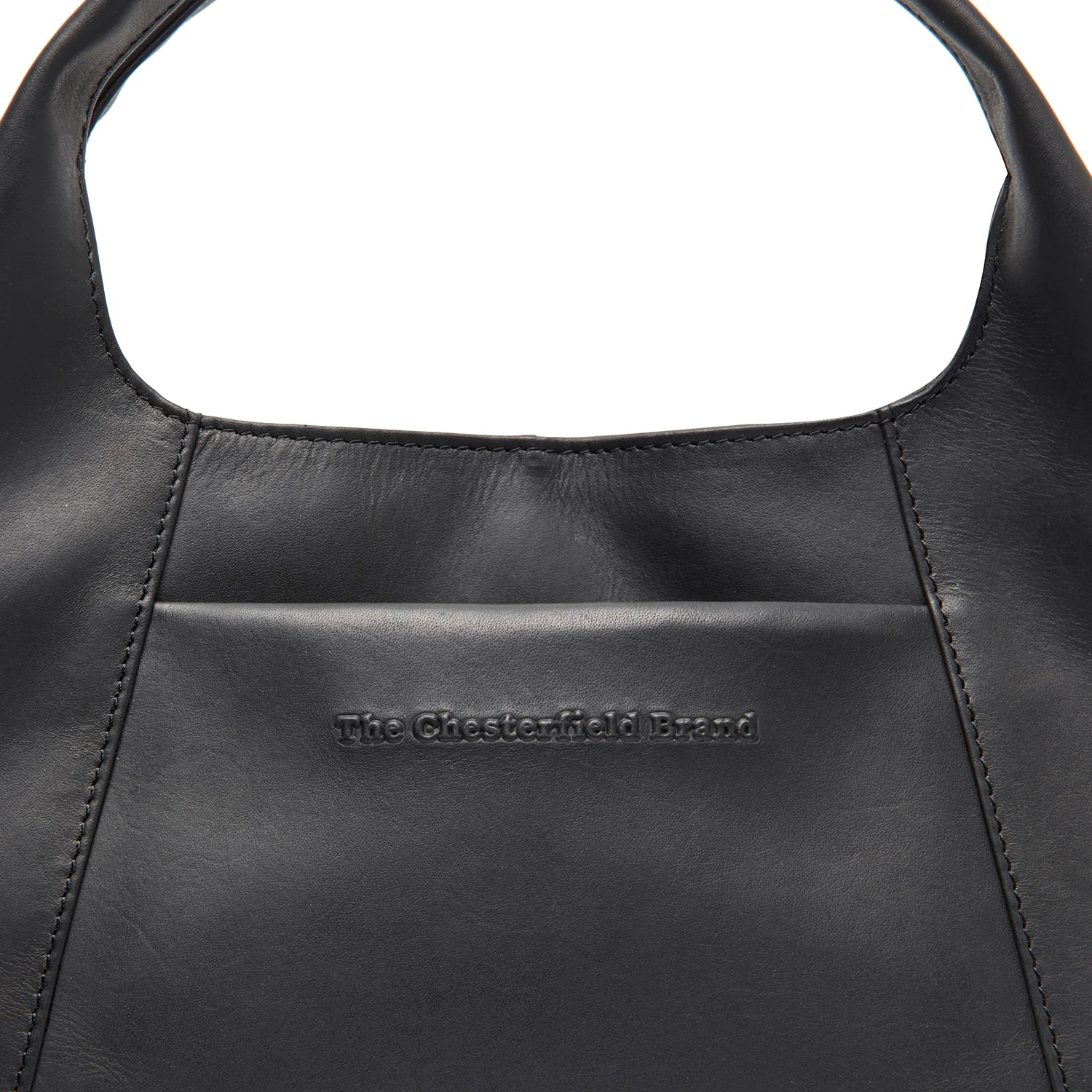 Leather Handbag Black Salina - Image 4