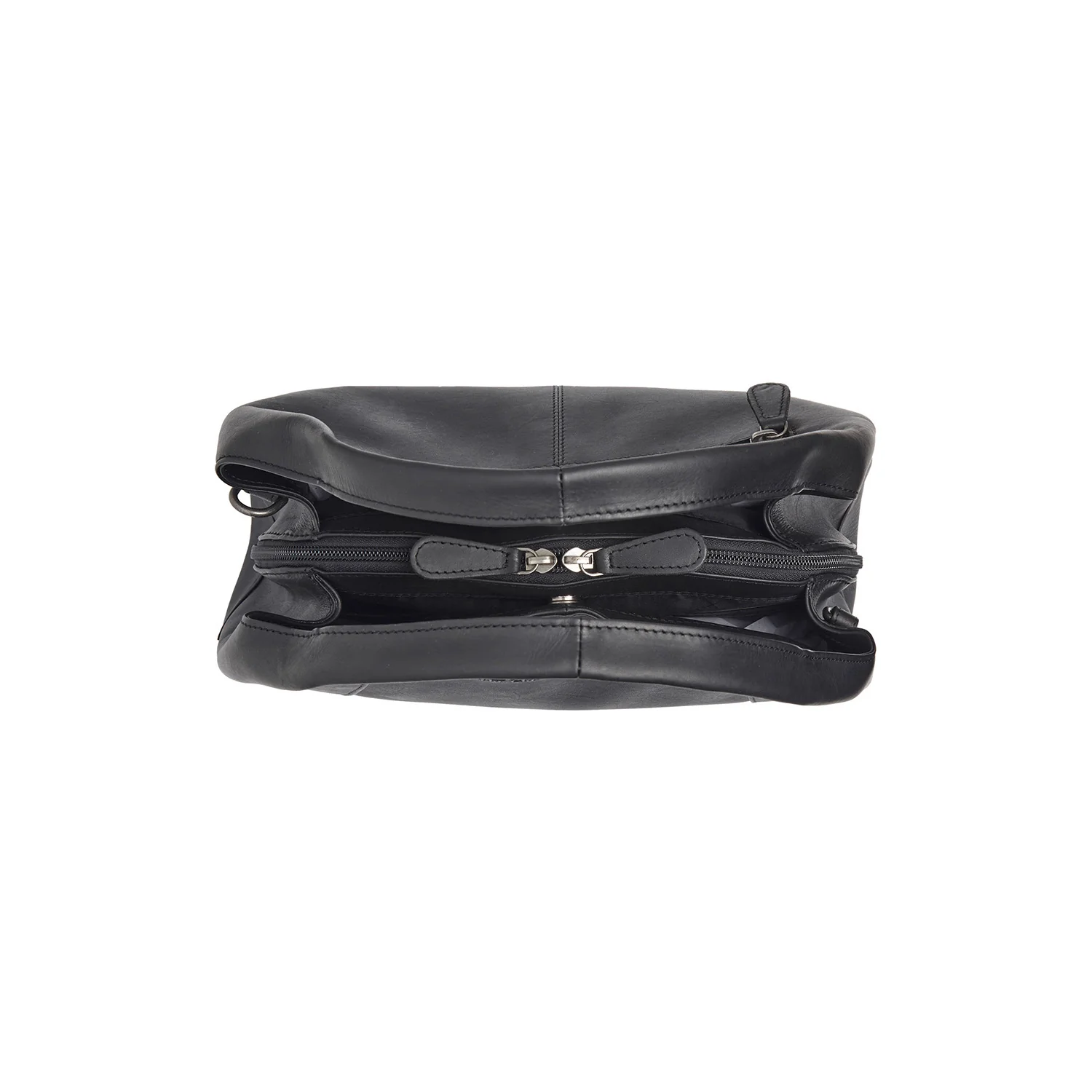 Leather Handbag Black Salina - Image 6