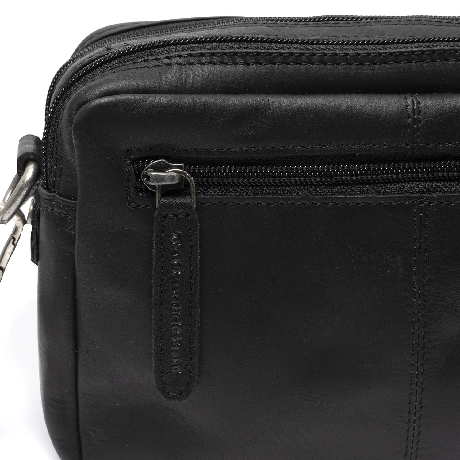 Leather Crossbody Bag Black Samui - Image 4
