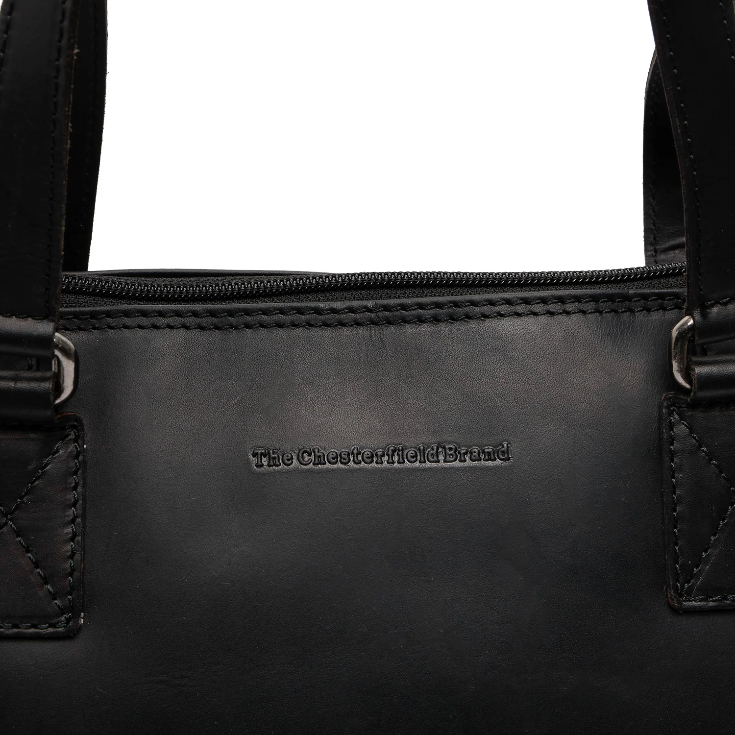 Leather Shoulder Bag Black Seron - Image 2