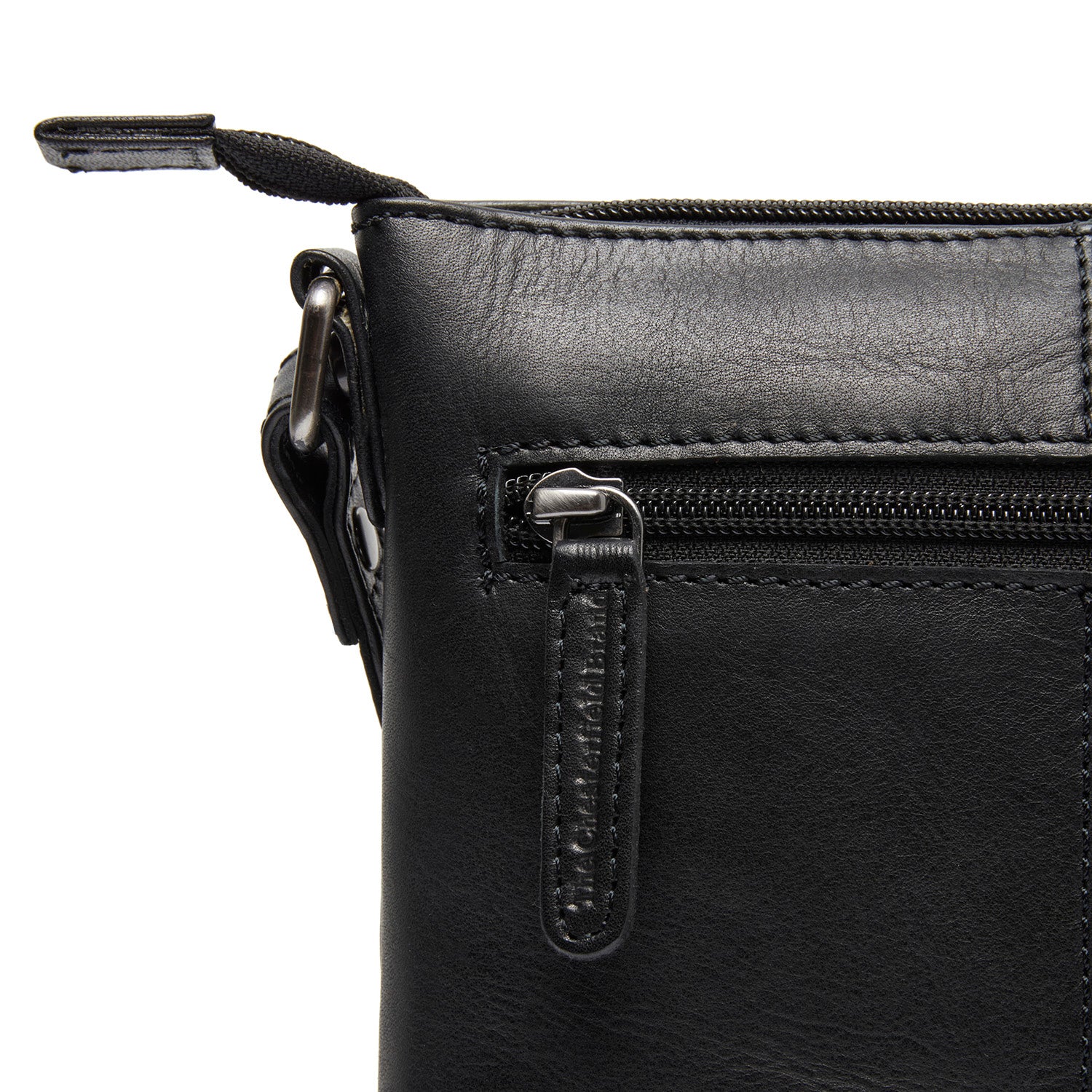 Leather Crossbody Bag Black Siena - Image 3