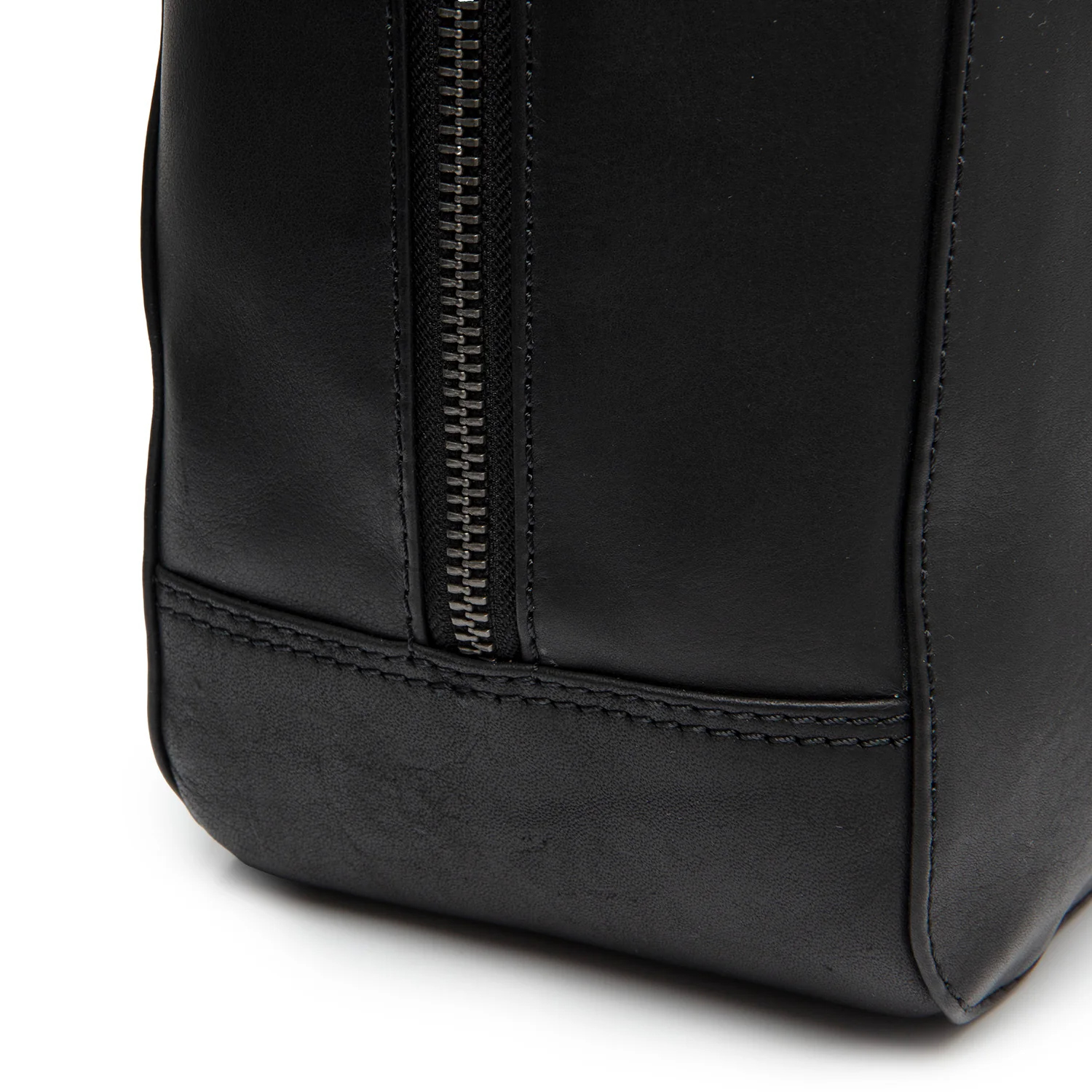 Leather Handbag Black Solvin - Image 3