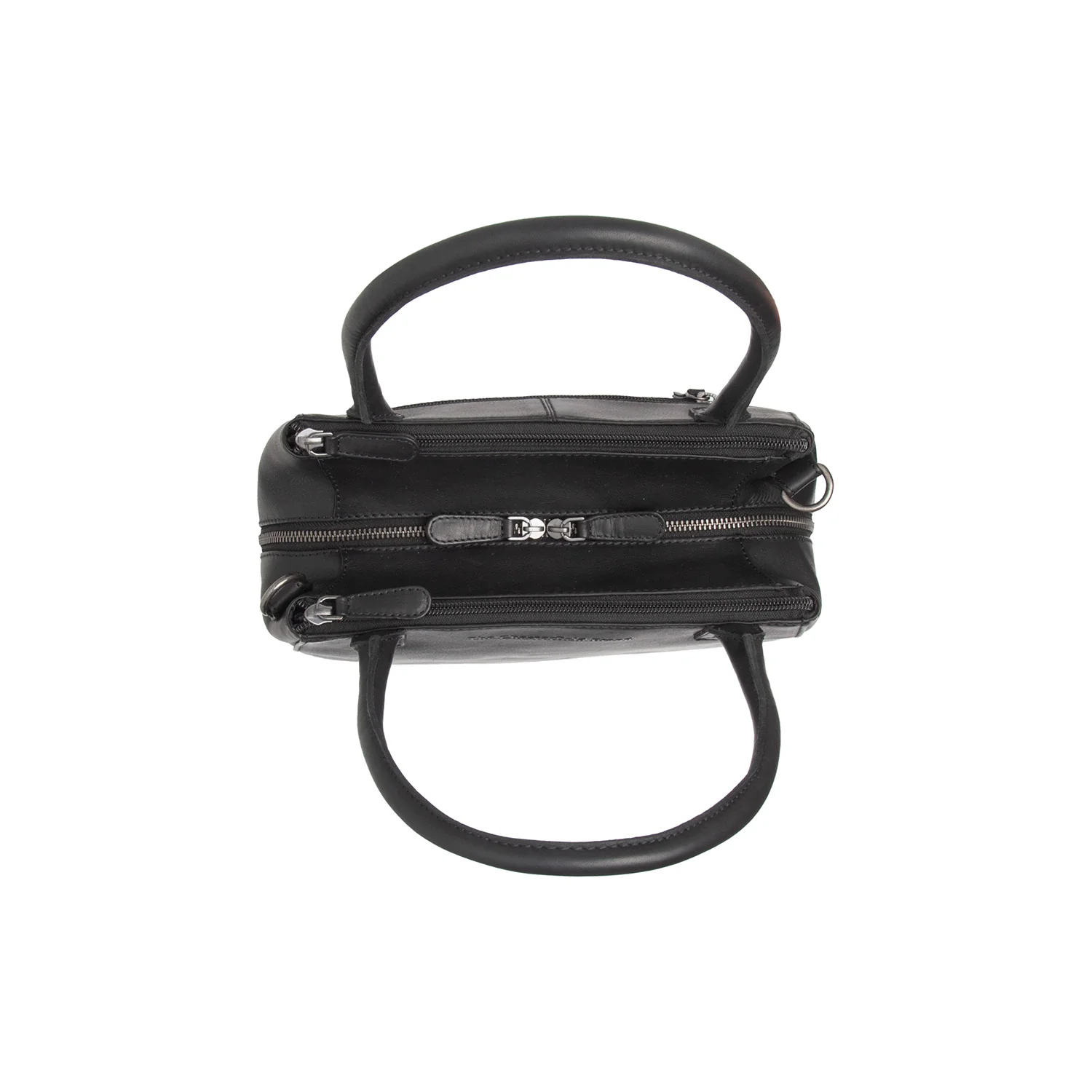 Leather Handbag Black Solvin - Image 4