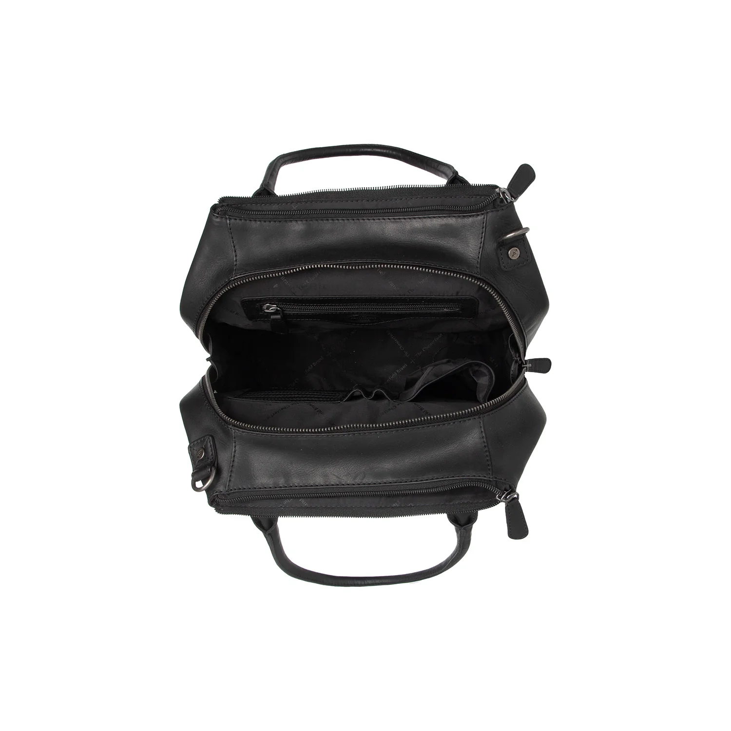 Leather Handbag Black Solvin - Image 5