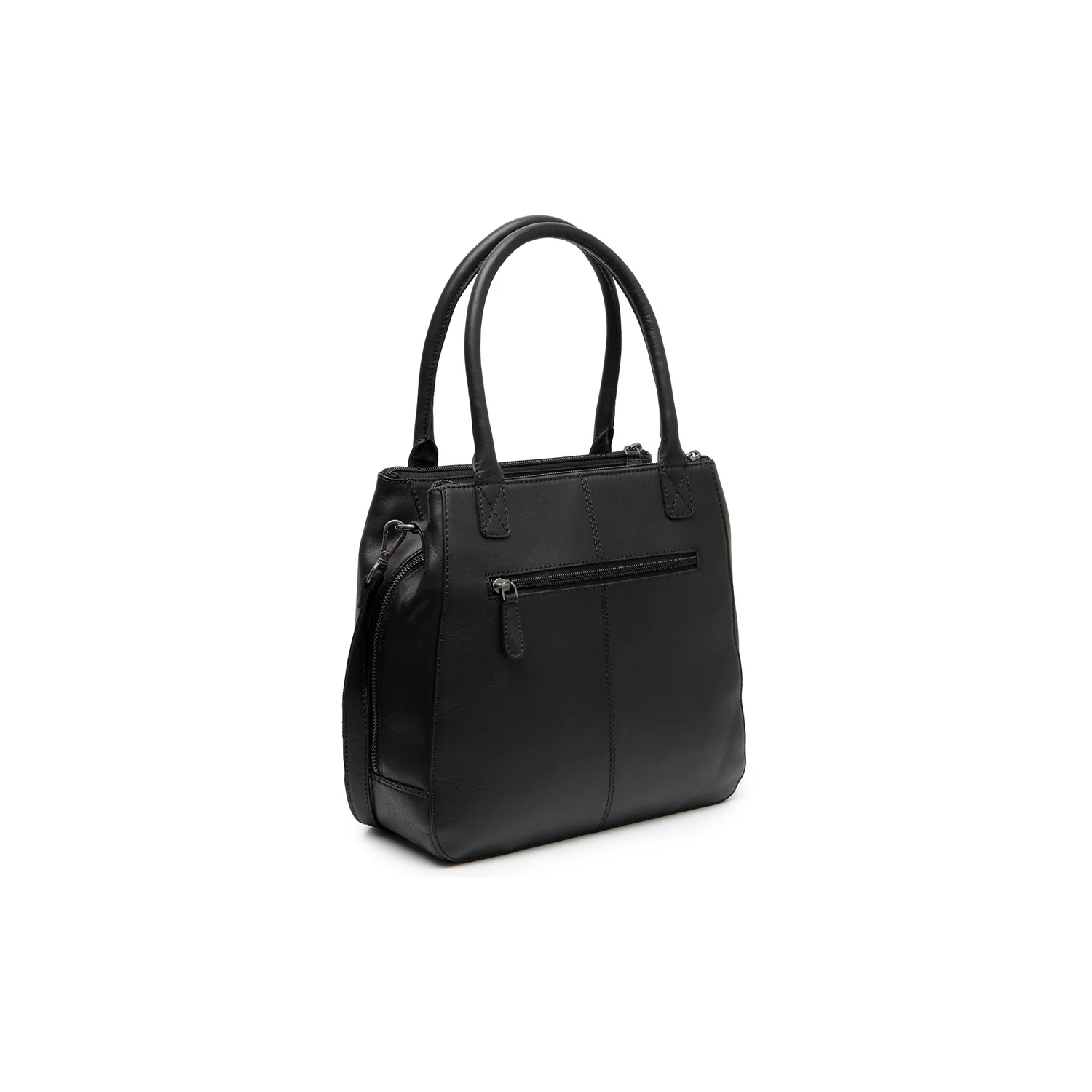 Leather Handbag Black Solvin - Image 6